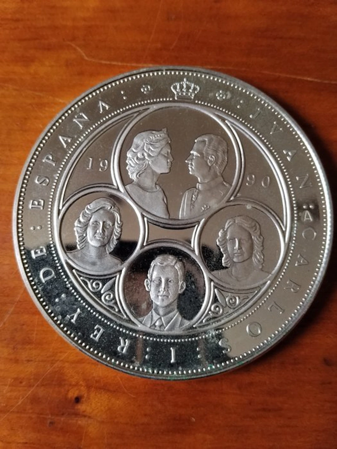 Spain. 10.000 Pesetas Plata .925 1990