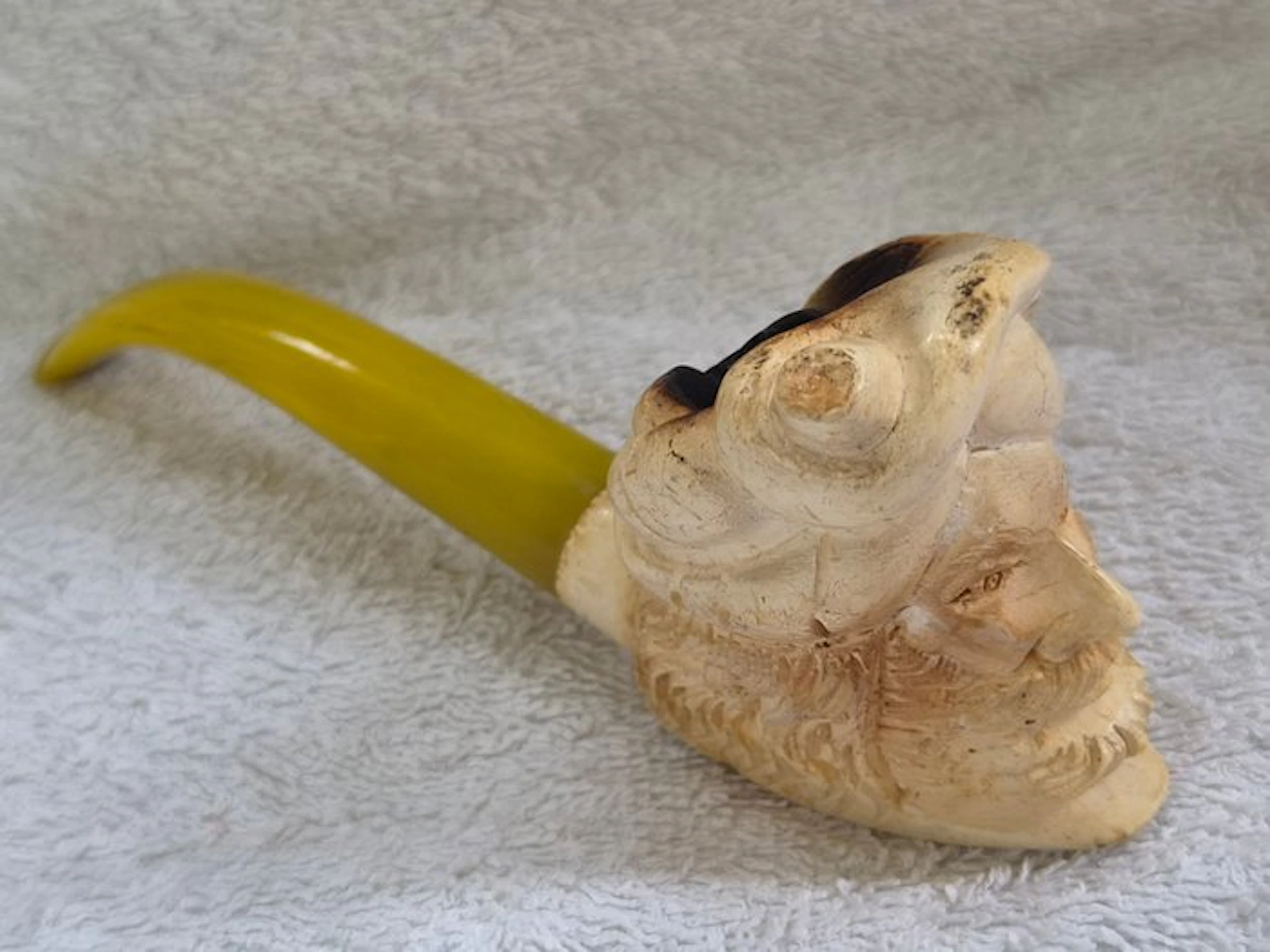 Sultan mit Turban - No reserve price - Meerschaum pipe...