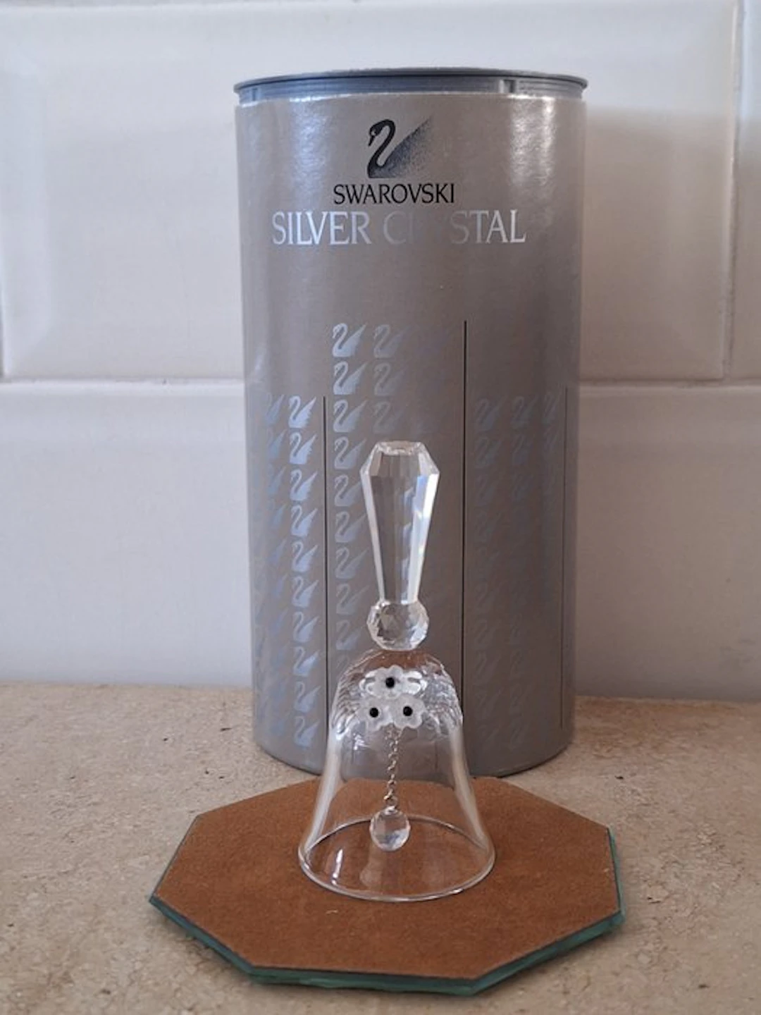 Swarovski - Figurine - Table Bell Small - 013916 - Box - Crystal