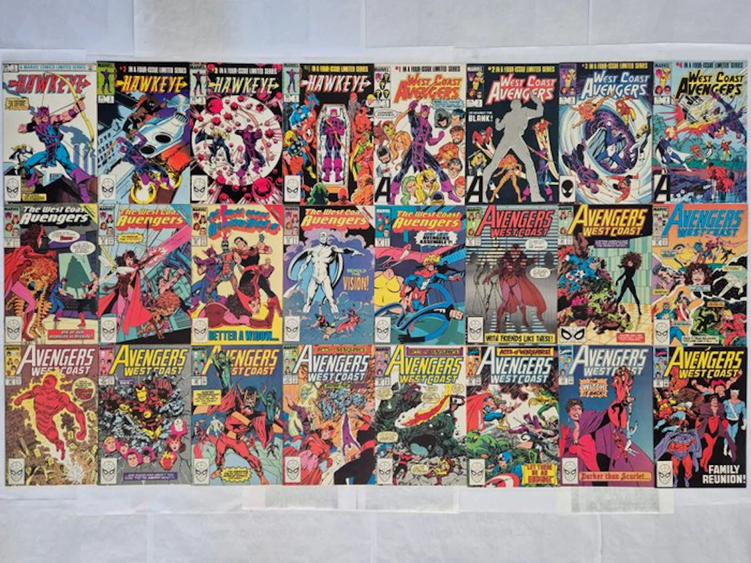Hawkeye, West Coast Avengers Hawkeye mini-series 1-4