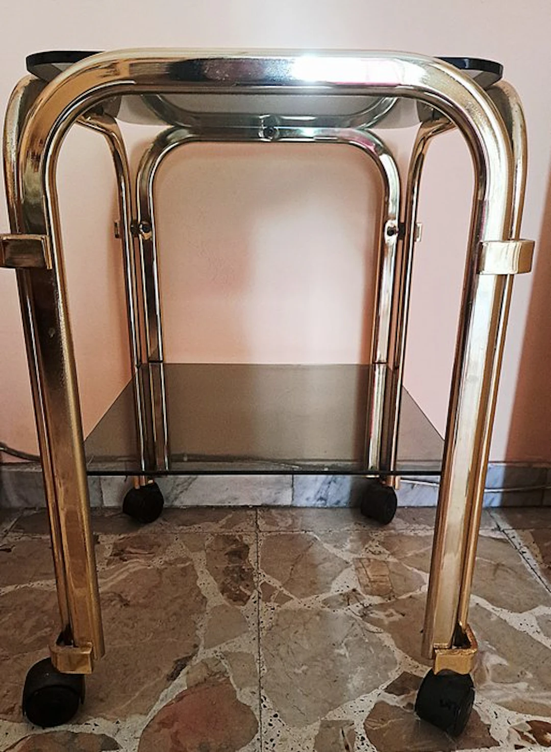 Centre table - Gilt brass