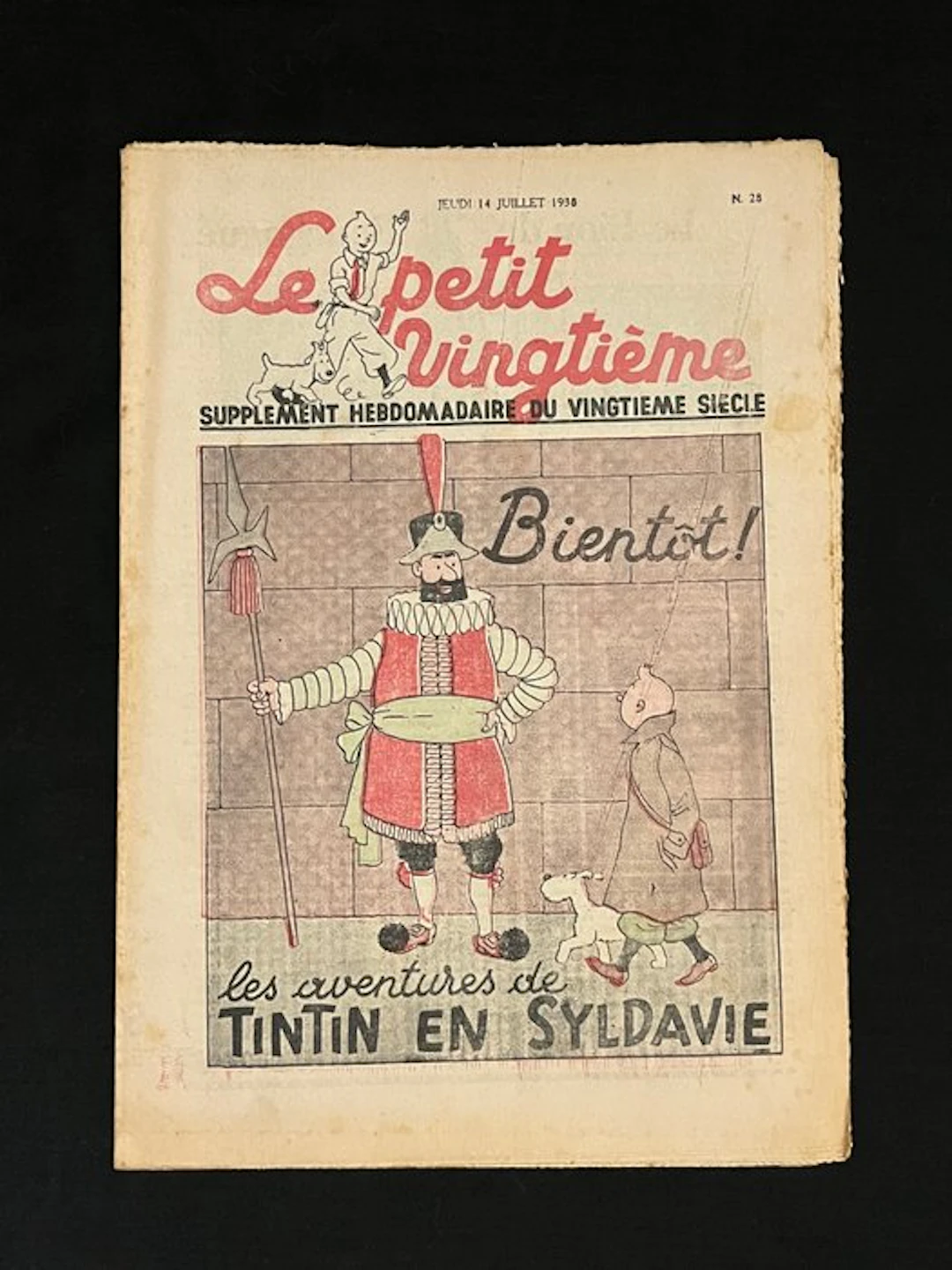 Le Petit Vingtième Nr 28/1938 - Tintin en Syldavie - 1 Number 28 - 1938