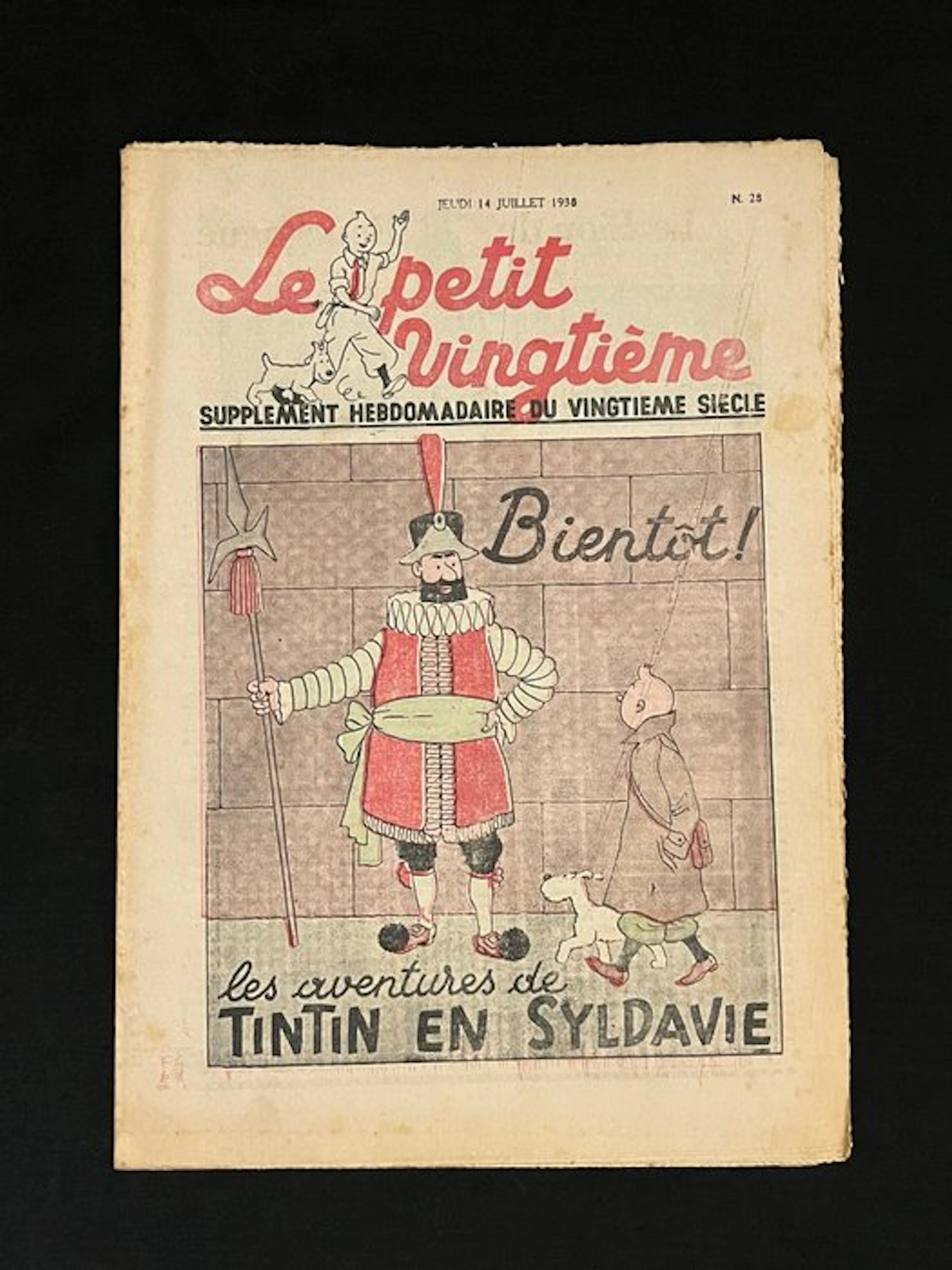 Le Petit Vingtième Nr 28/1938 - Tintin en Syldavie - 1 Number 28 - 1938