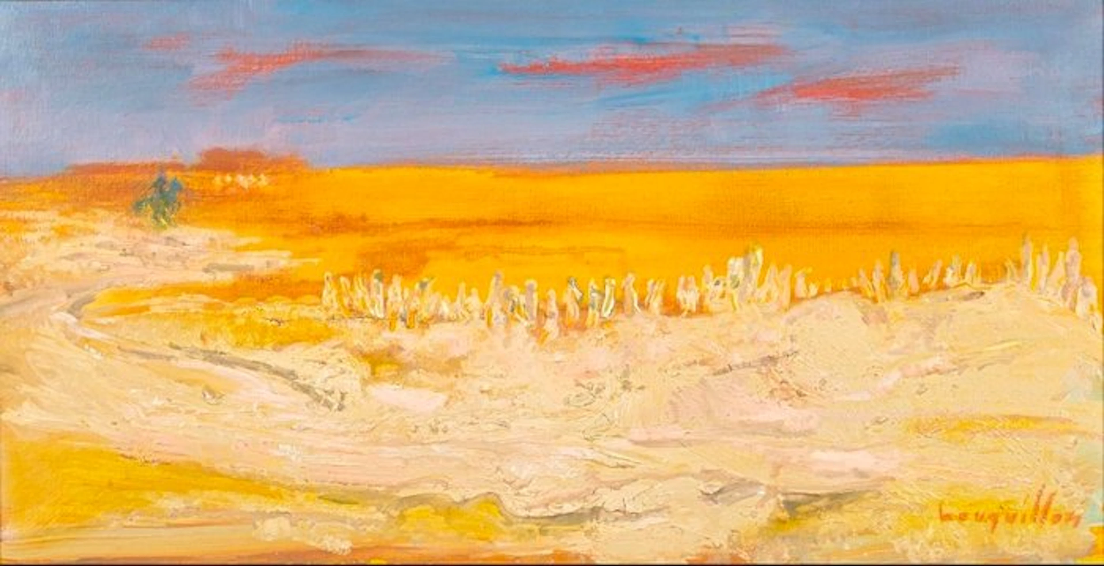 Robert Bouquillon (1923-2013) - Chevaux de Camargue