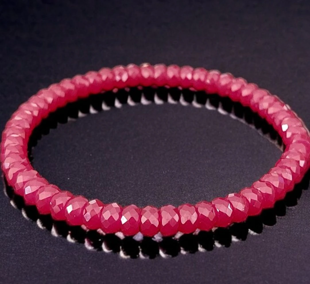 Red ruby corundum
