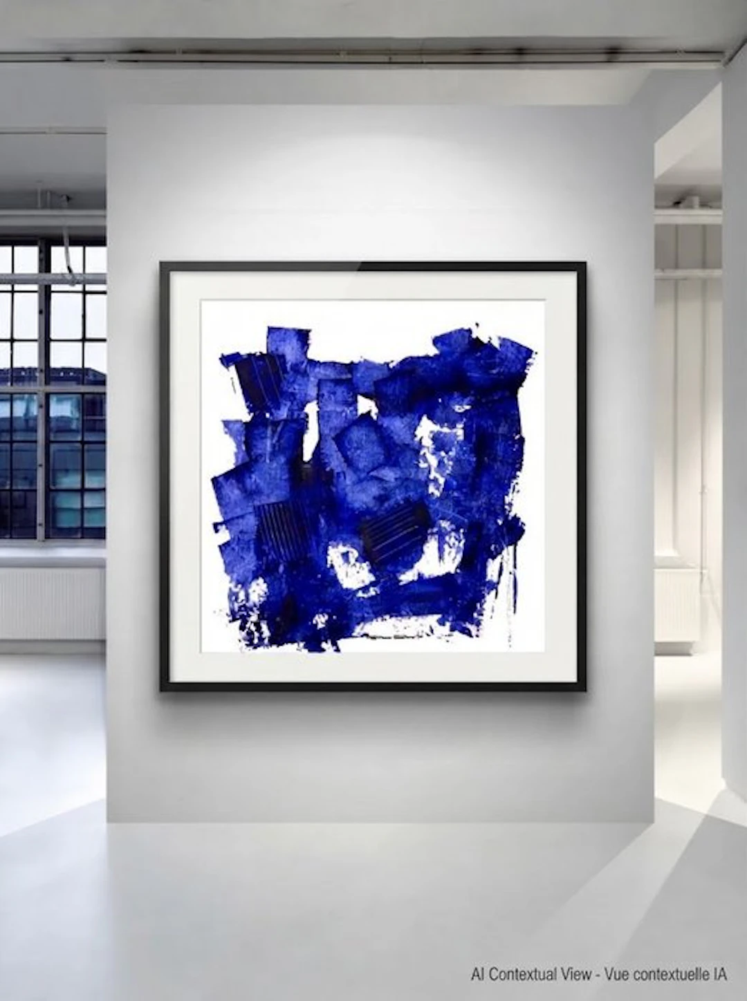 Dam Domido - Hommage à Klein - 80 x 80 cm - White background