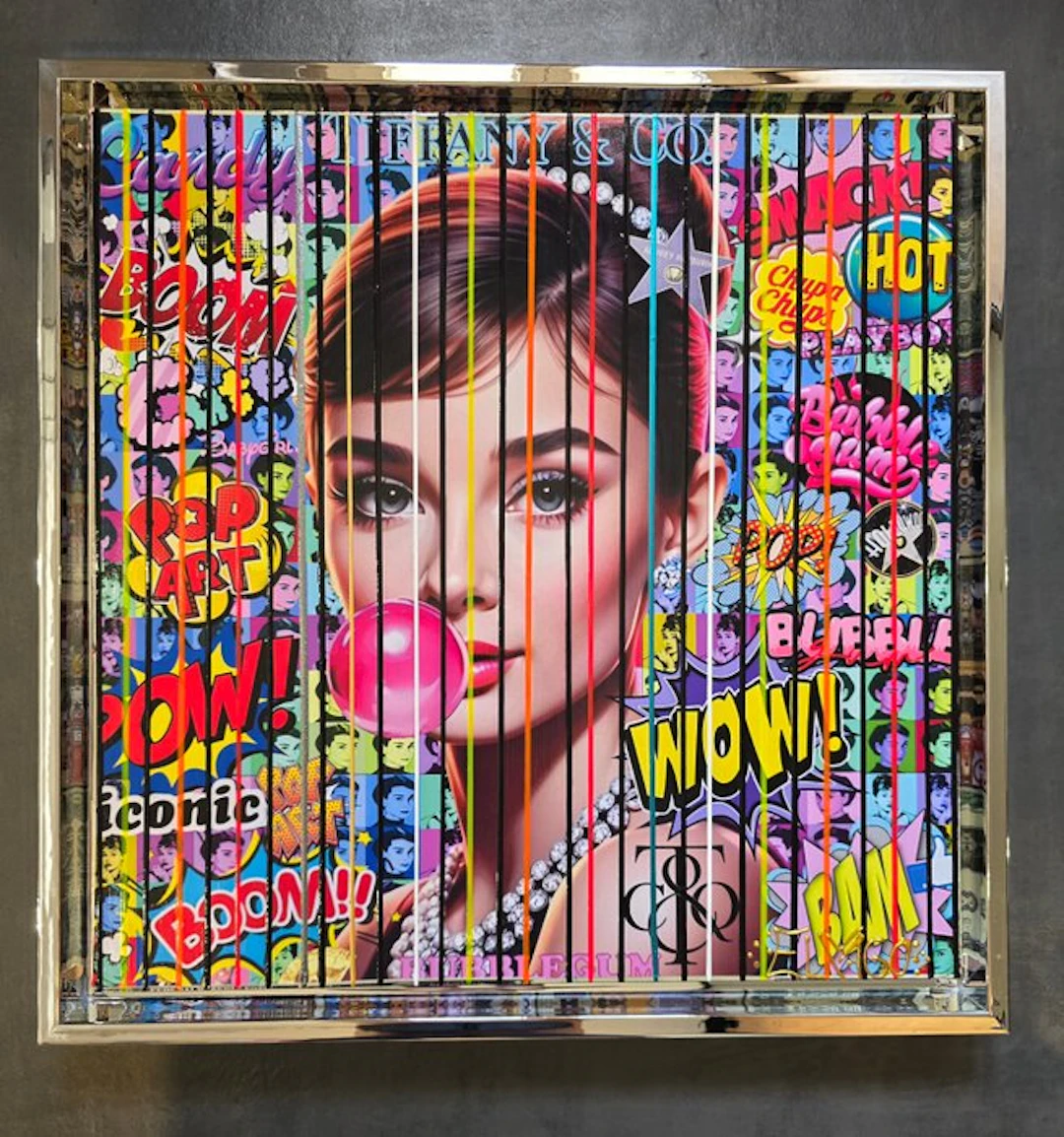 Elmago - Audrey Hepburn pop bubble 3 codebarre (large)