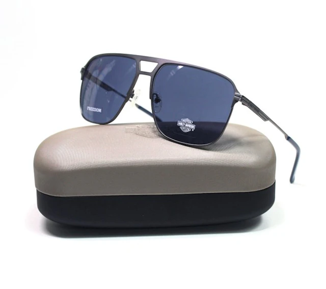 Sunglasses - Harley-Davidson - HD1010 09V - silber, blau - Cat*3 - polarized