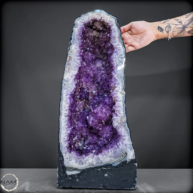 Natural amethyst crystal cathedral – deep purple collector's rarity- 16624.49 g