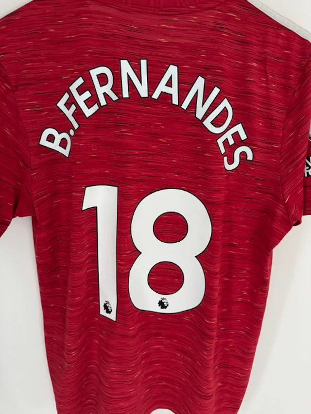 Manchester United - Premier League - Bruno Fernandes - 2020 - Football shirt