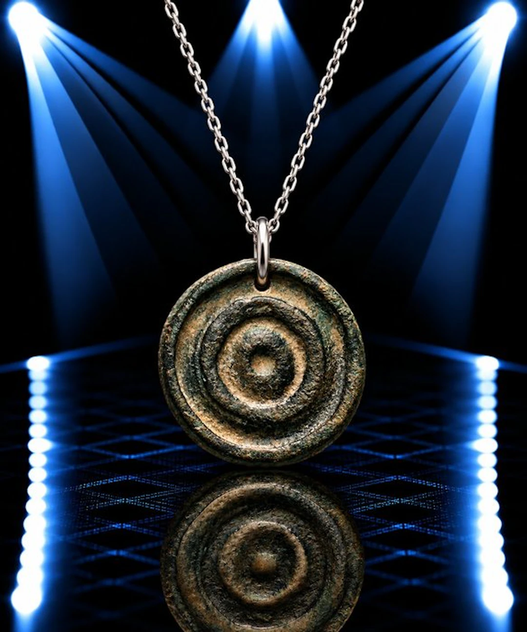 Viking Era Bronze “The Seal of the Northern Sun” —...