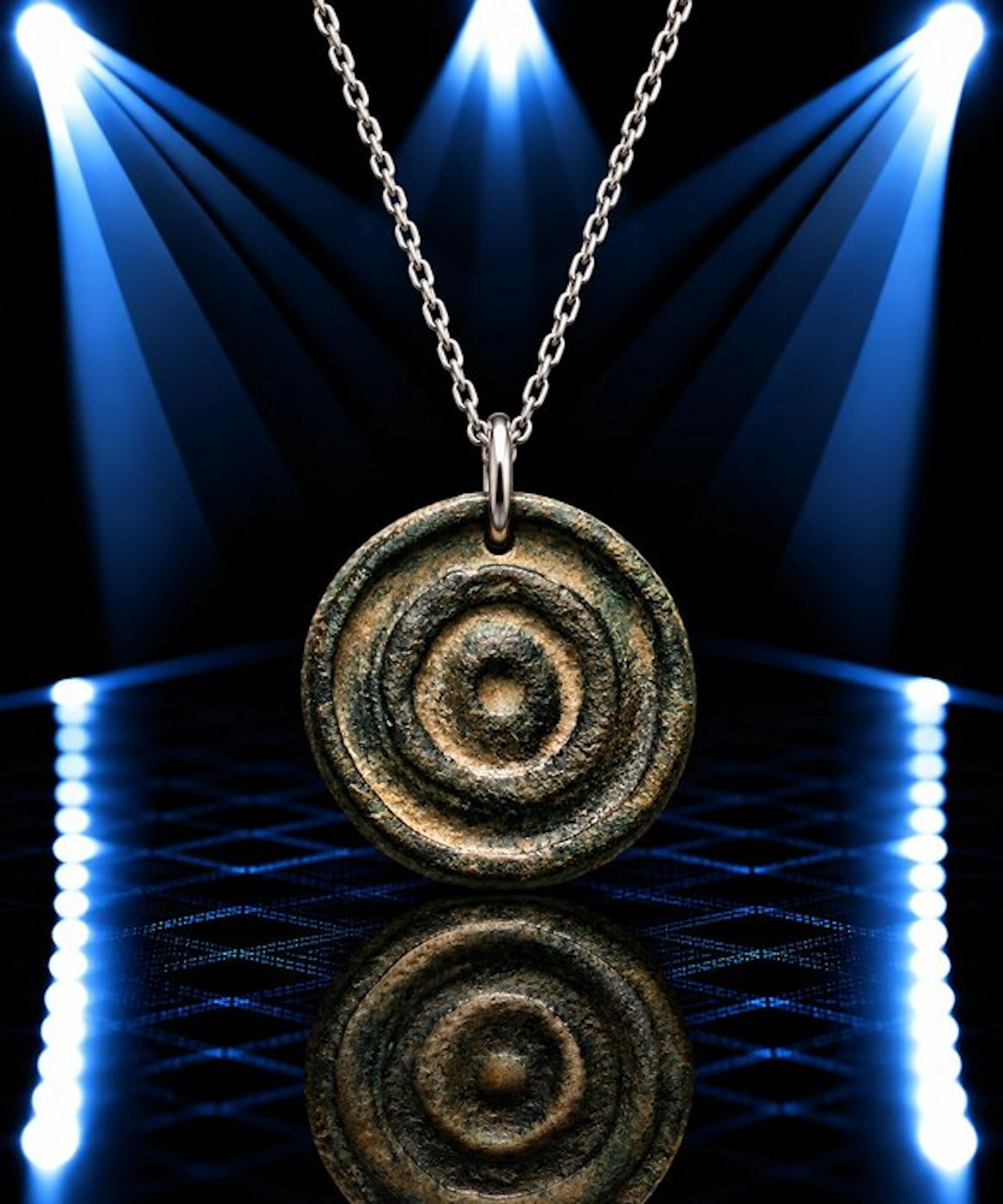 Viking Era Bronze “The Seal of the Northern Sun” —...