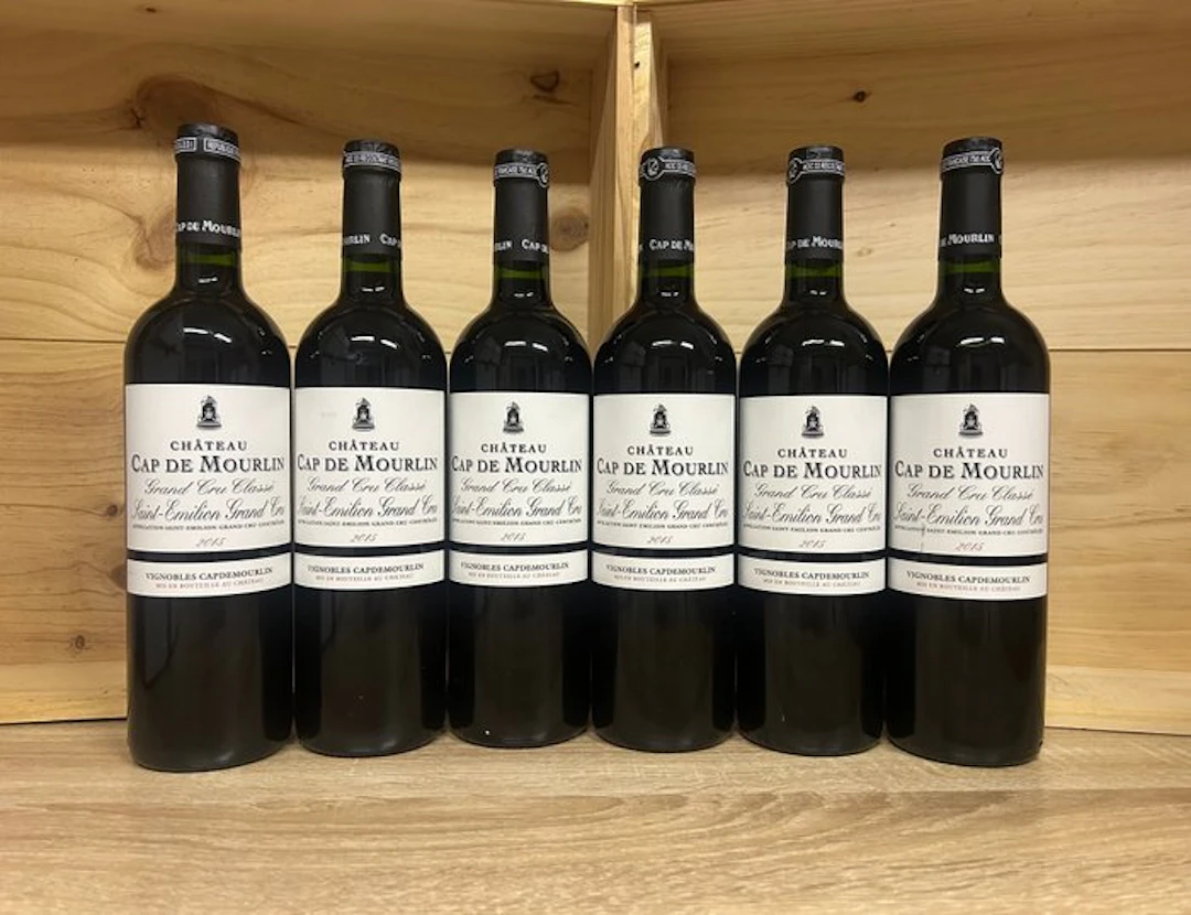 2015 Château Cap de Mourlin - Saint-Émilion Grand Cru - 6 Flaskor (0,75L)