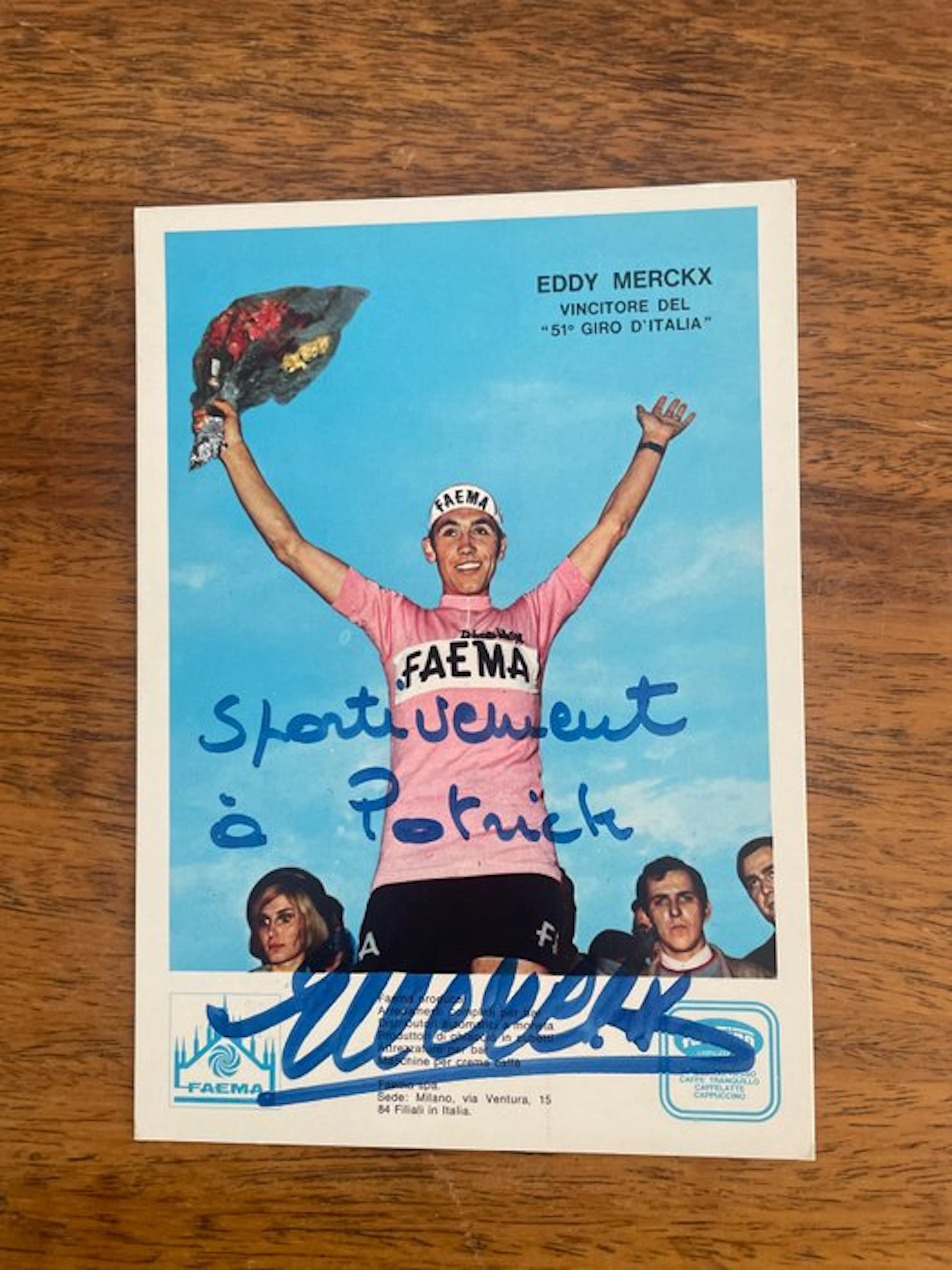Tour de France - Giro d'Italia - Milan-San Remo Eddy...