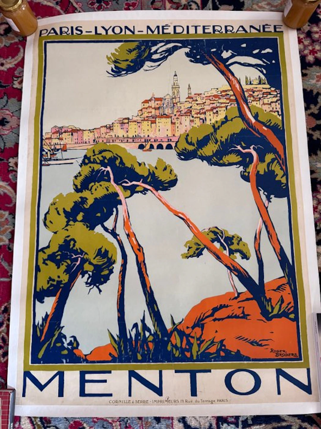 Roger Broders - Cornille & Serre - Menton - 1920s