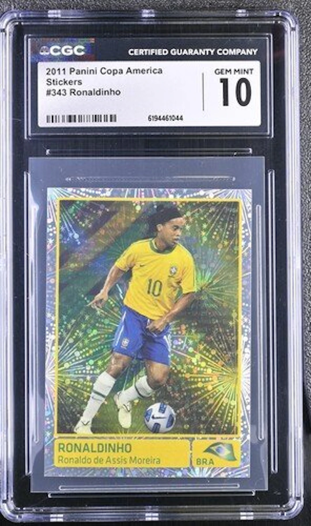 2011 Panini Ronaldinho #343 - Panini Copa America...