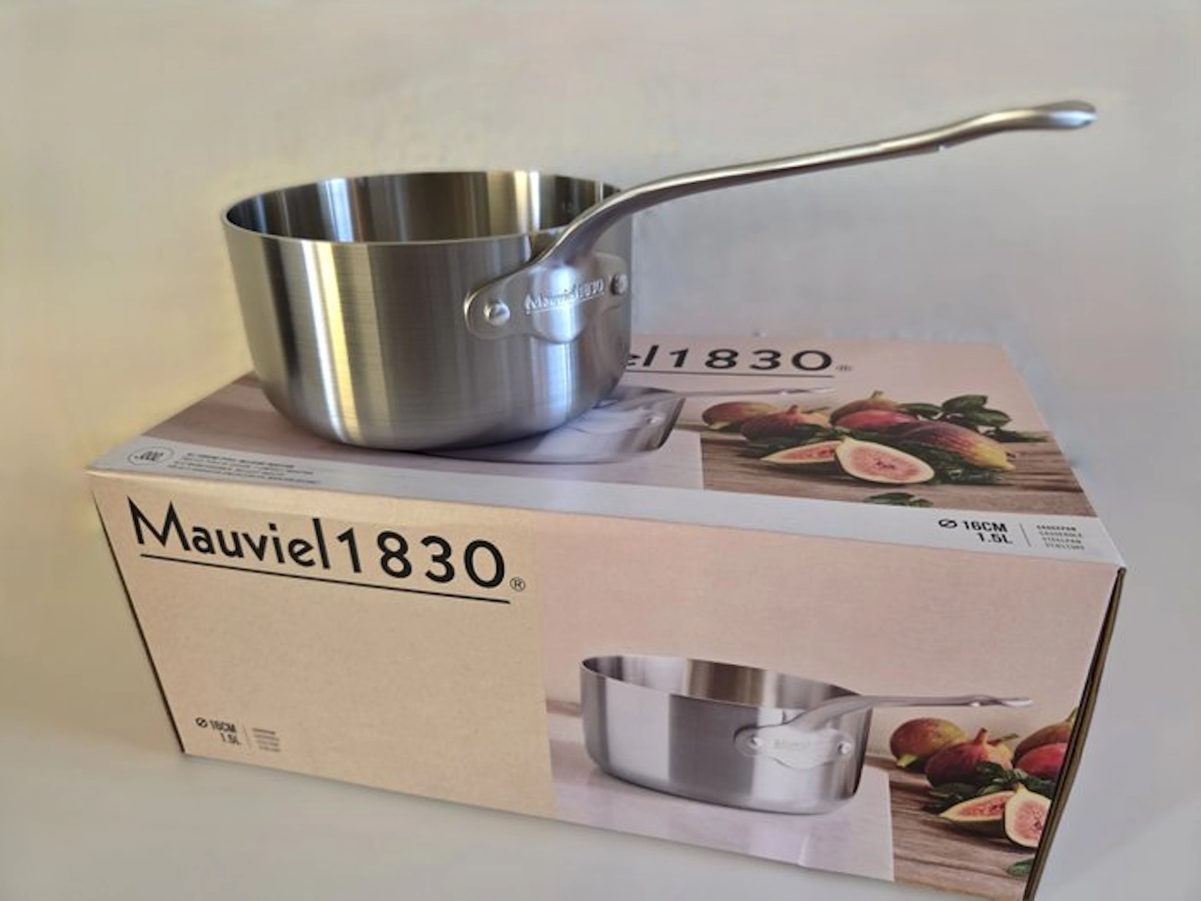 Mauviel - Casserole dish - Mauviel 1830 Casserole 16 cm - Steel (stainless)