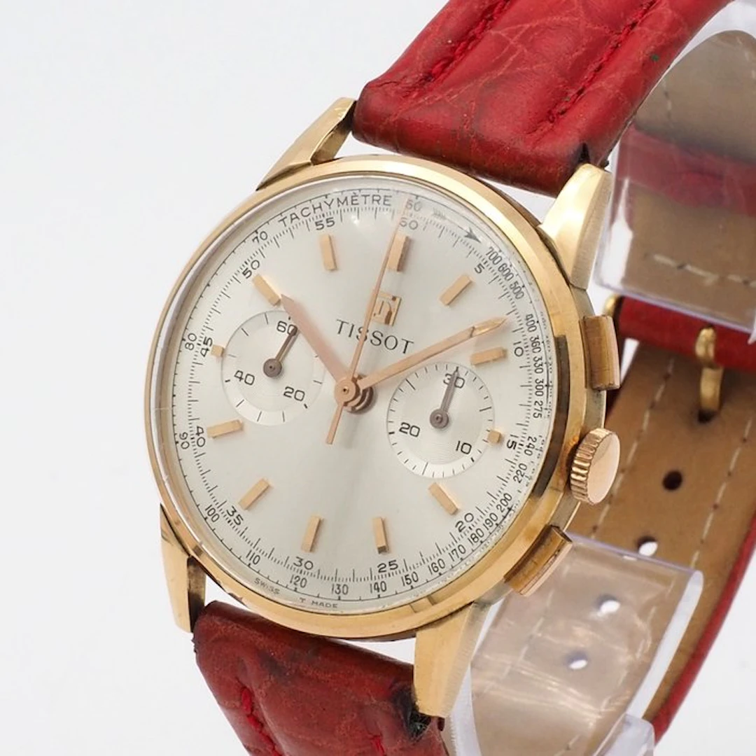 Tissot - Chronograph 18K Gold ref. 6240 64 Lemania 1277 - Unisex - 1972