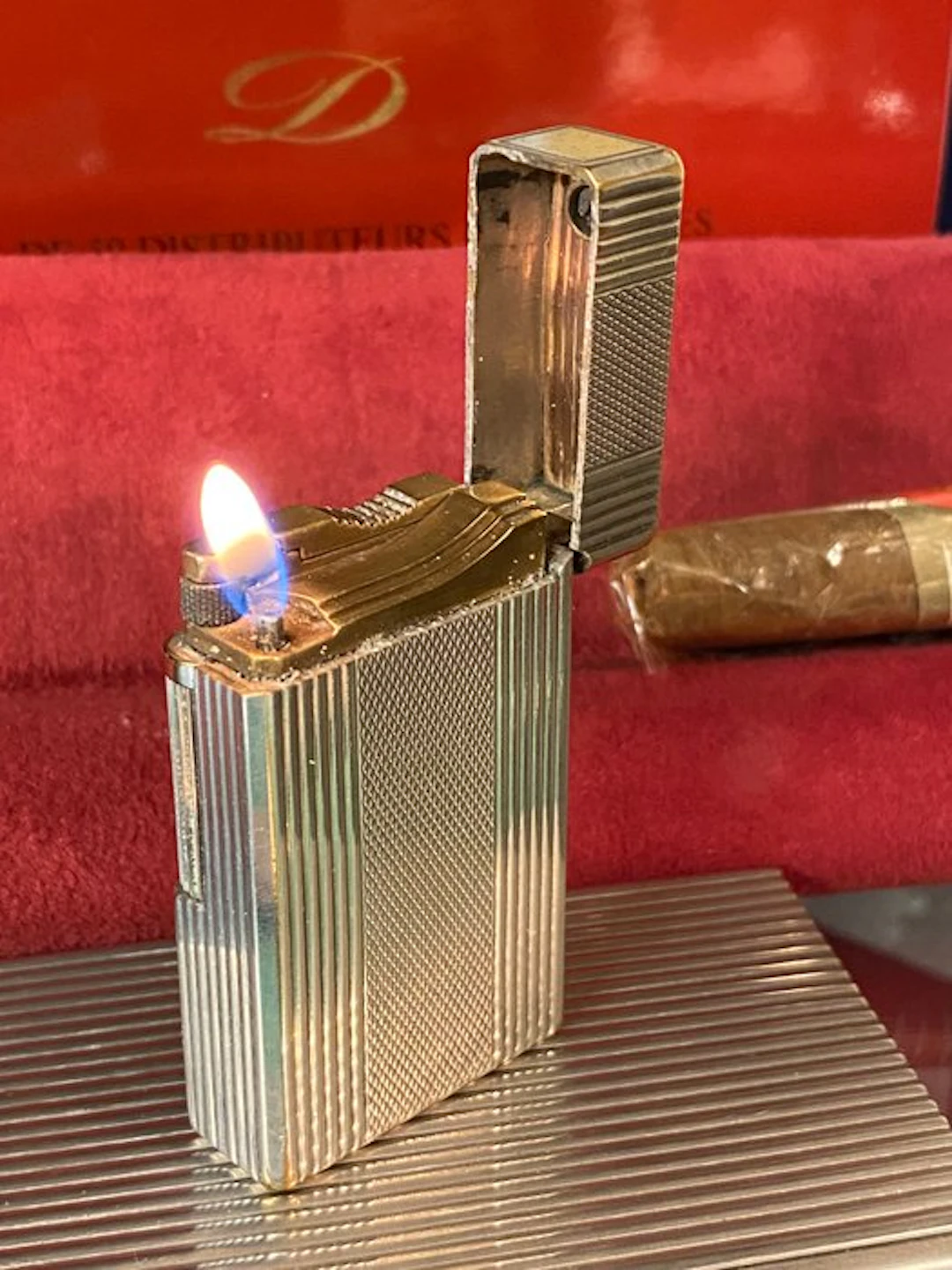 S.T. Dupont - Lighter - Silver plated