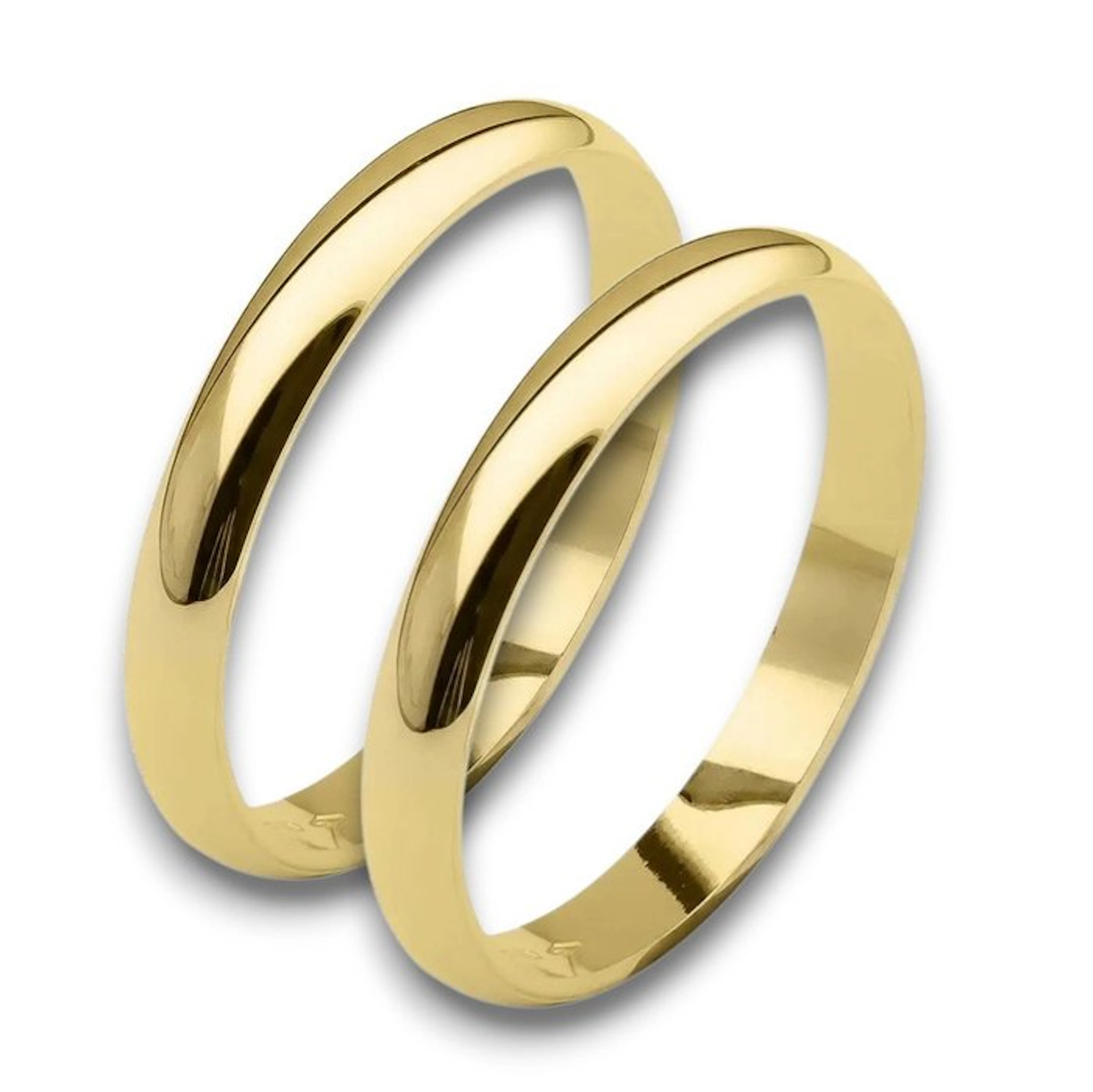Wedding ring - 18 kt. Yellow gold - Classic wedding bands 10.6 g