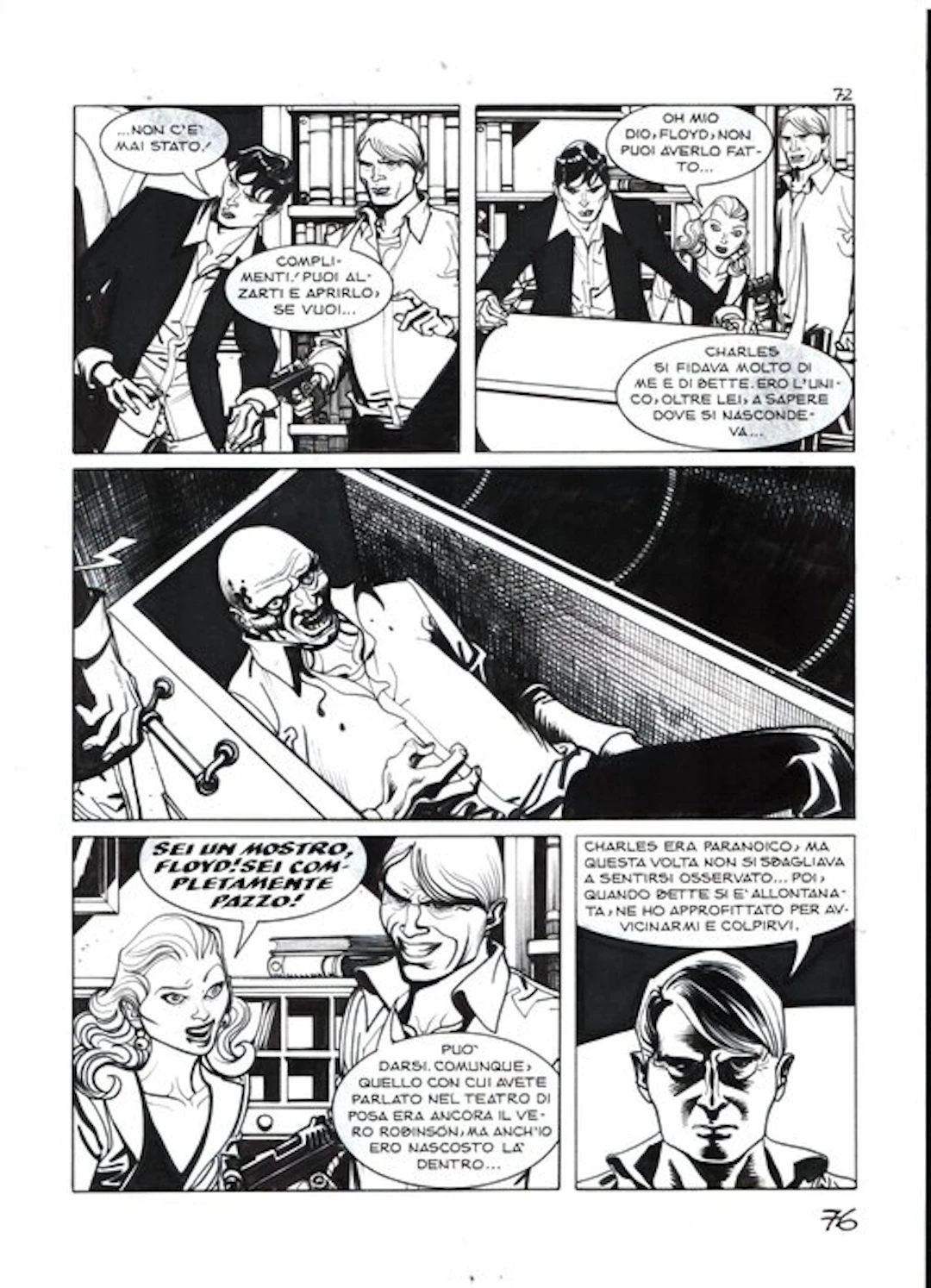 Mari, Nicola - 1 Original page - Dylan Dog #317 - "L'impostore" - 2015