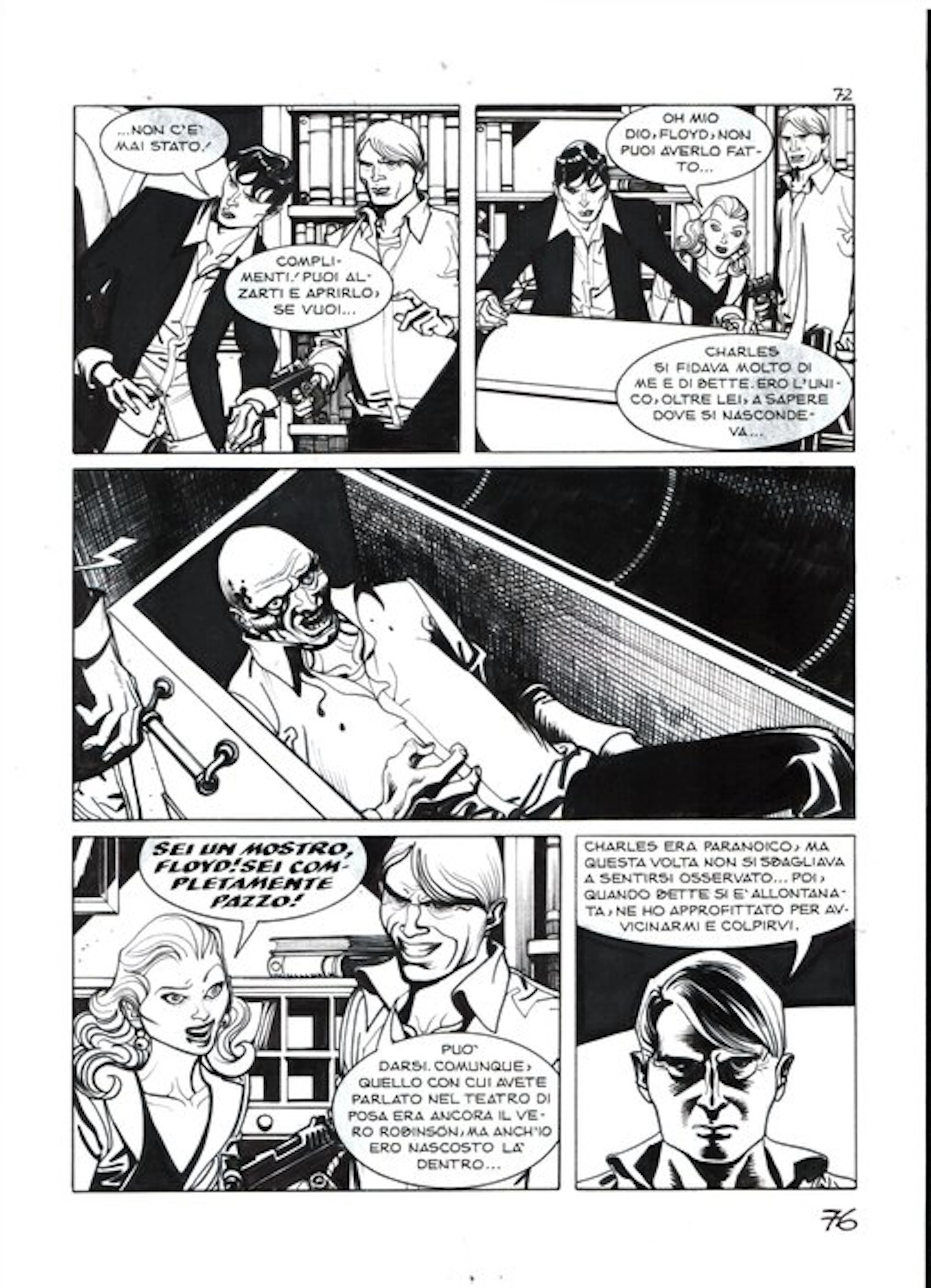 Mari, Nicola - 1 Original page - Dylan Dog #317 - "L'impostore" - 2015