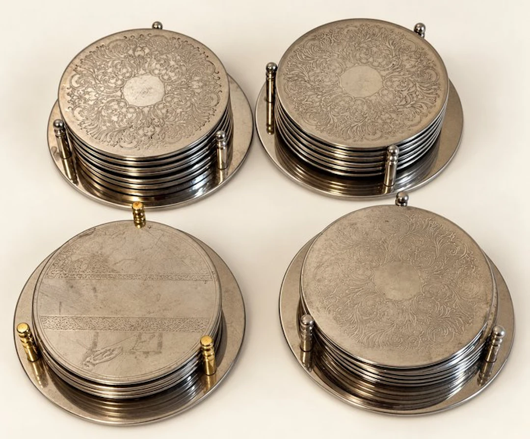 Coaster (24) - Silverplated