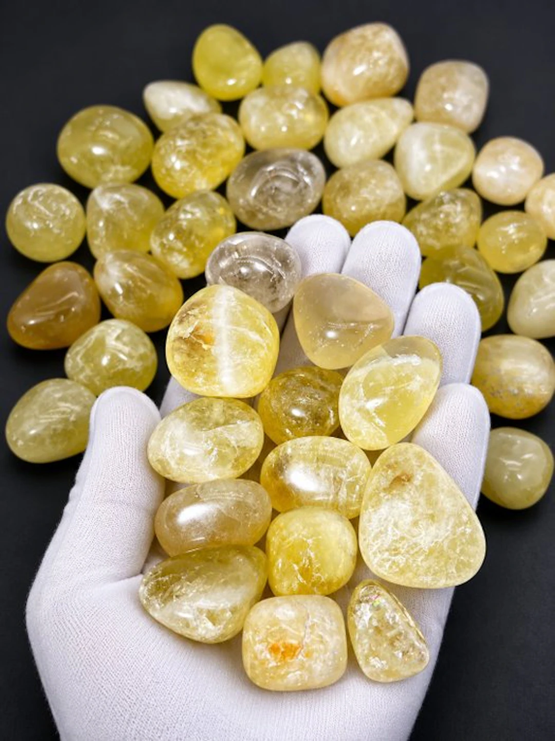 ***NO RESERVE*** Golden Citrine Tumble Stones – 1kg...