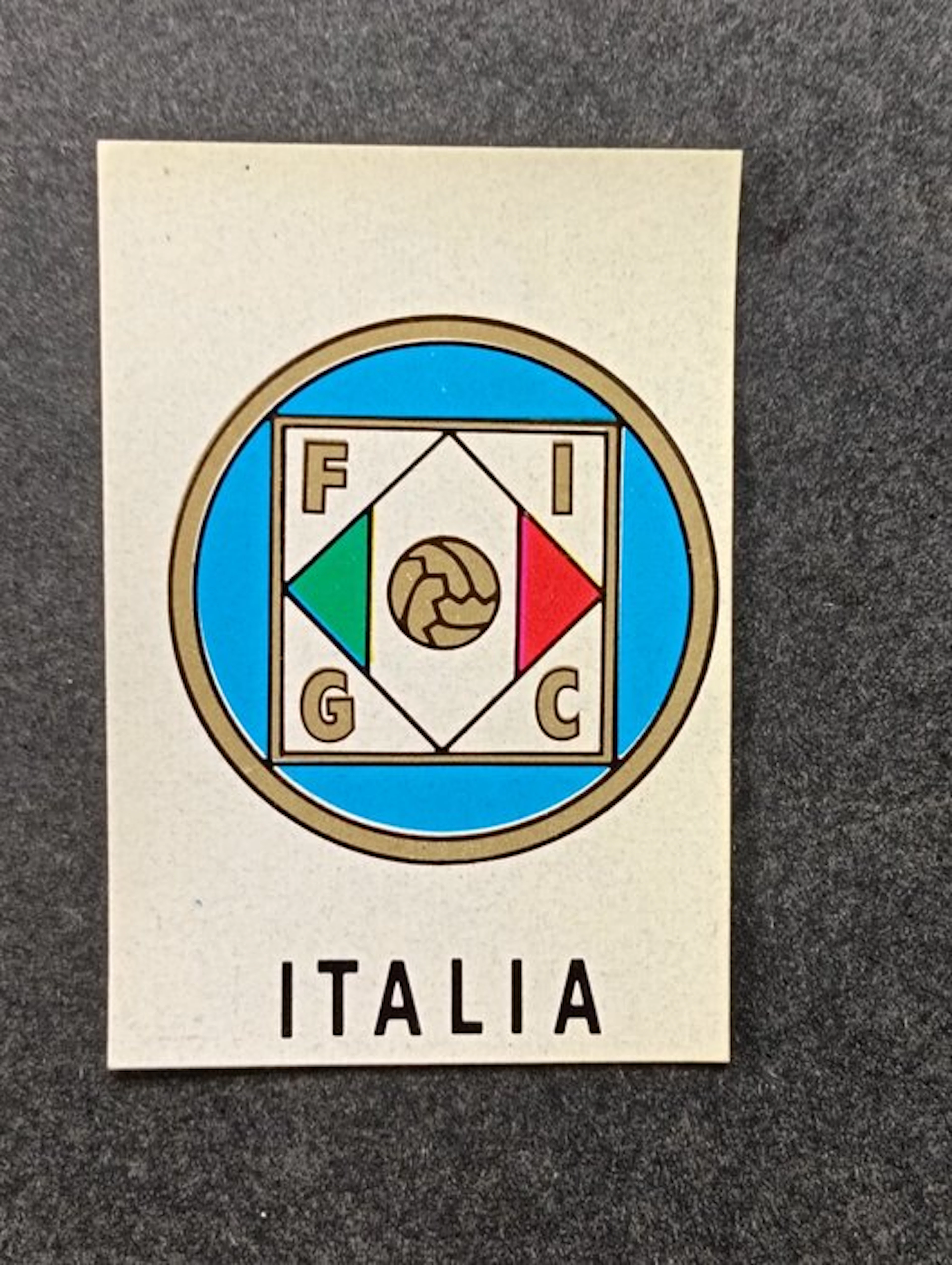 Panini Mexico 70 - Italia - Figurina Originale Stemma...