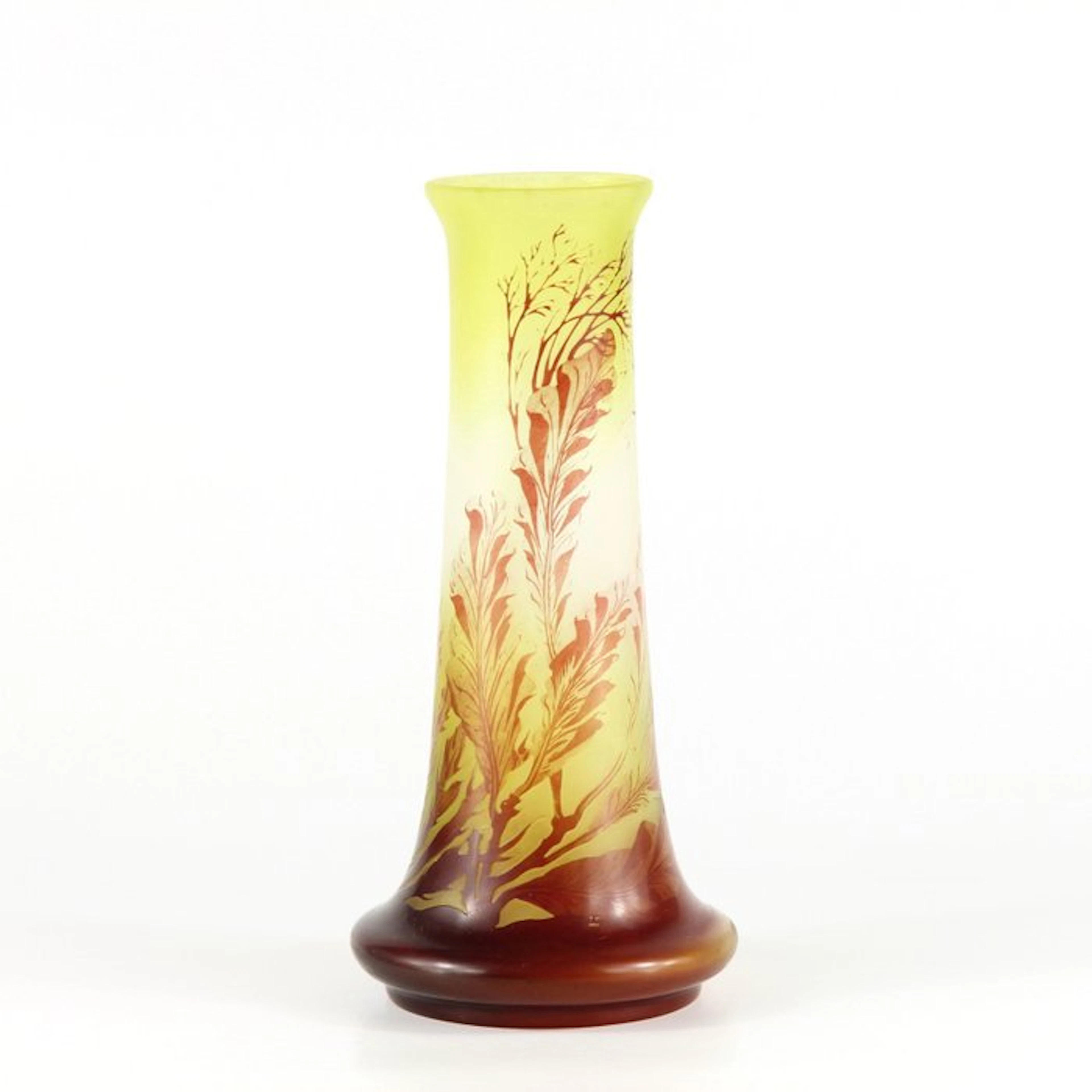 Emile Gallé, Établissements Gallé - Vase - Glass