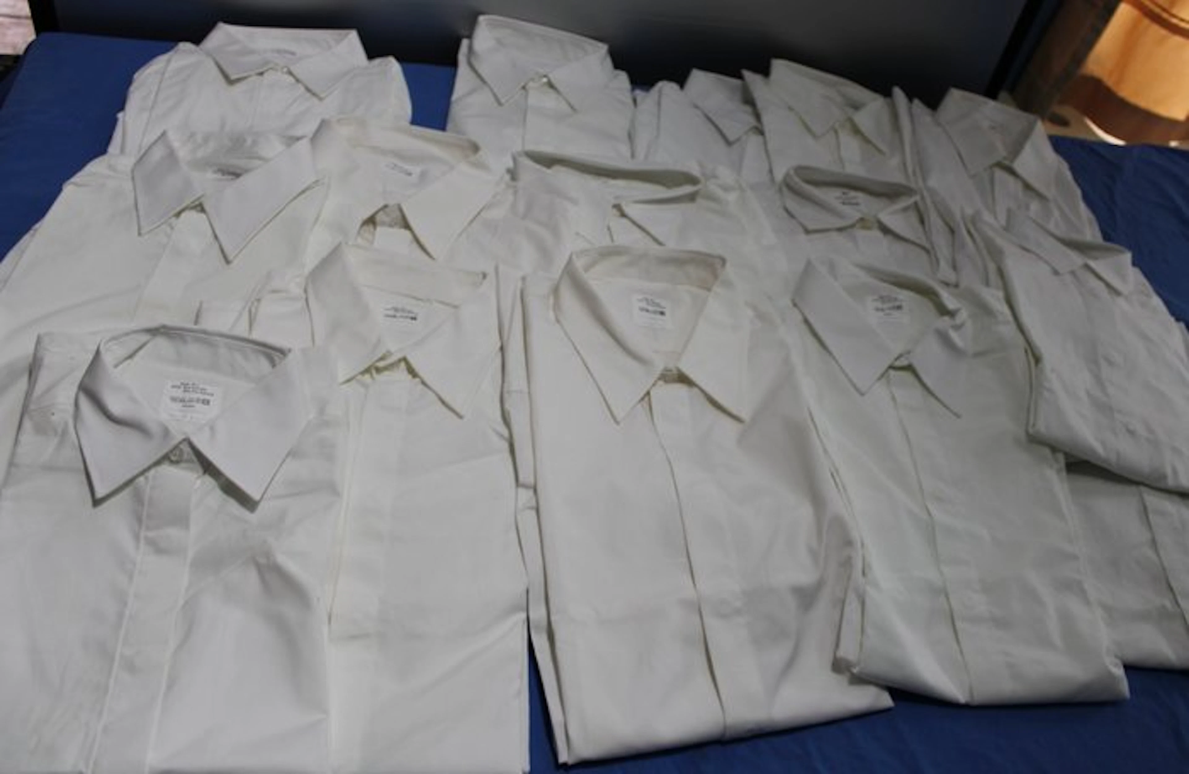 Netherlands - 44 Fire Department white shirts with long...