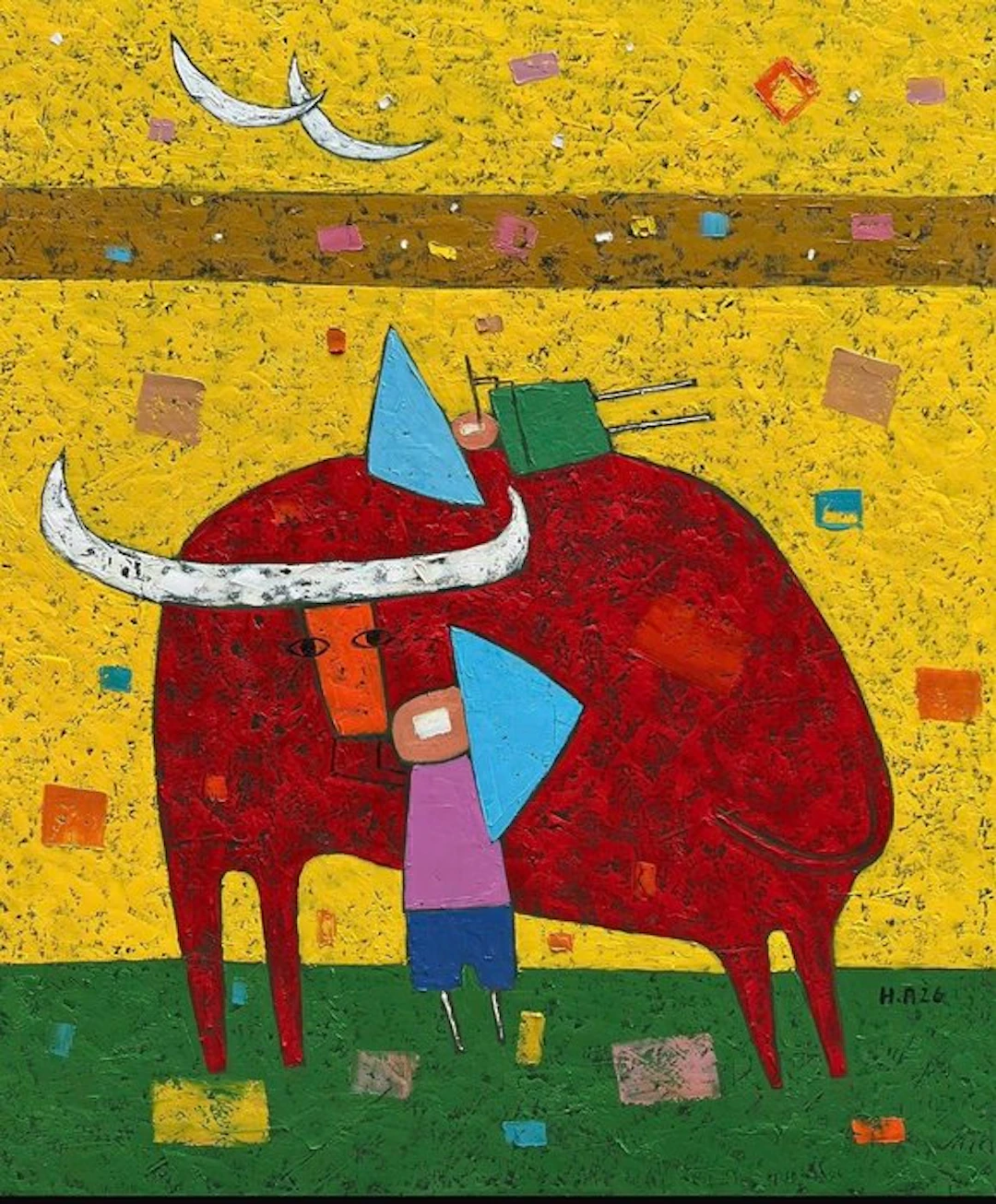 Hoang Anh - Douce Complicité ↑120 →100 cm