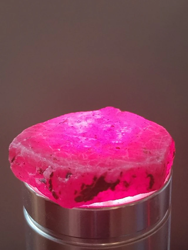 Ruby Rough - Height: 3 cm - Width: 3 cm- 19.99 g - (1)