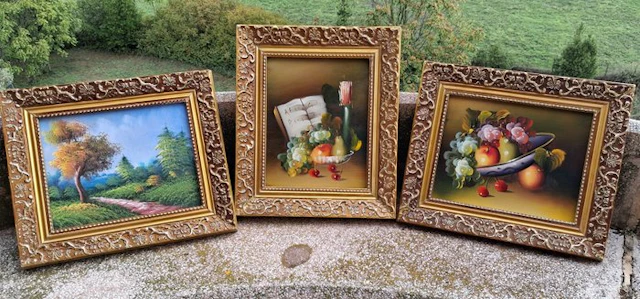 Frame (3) - Wood, Plaster - 30 x 35 cm