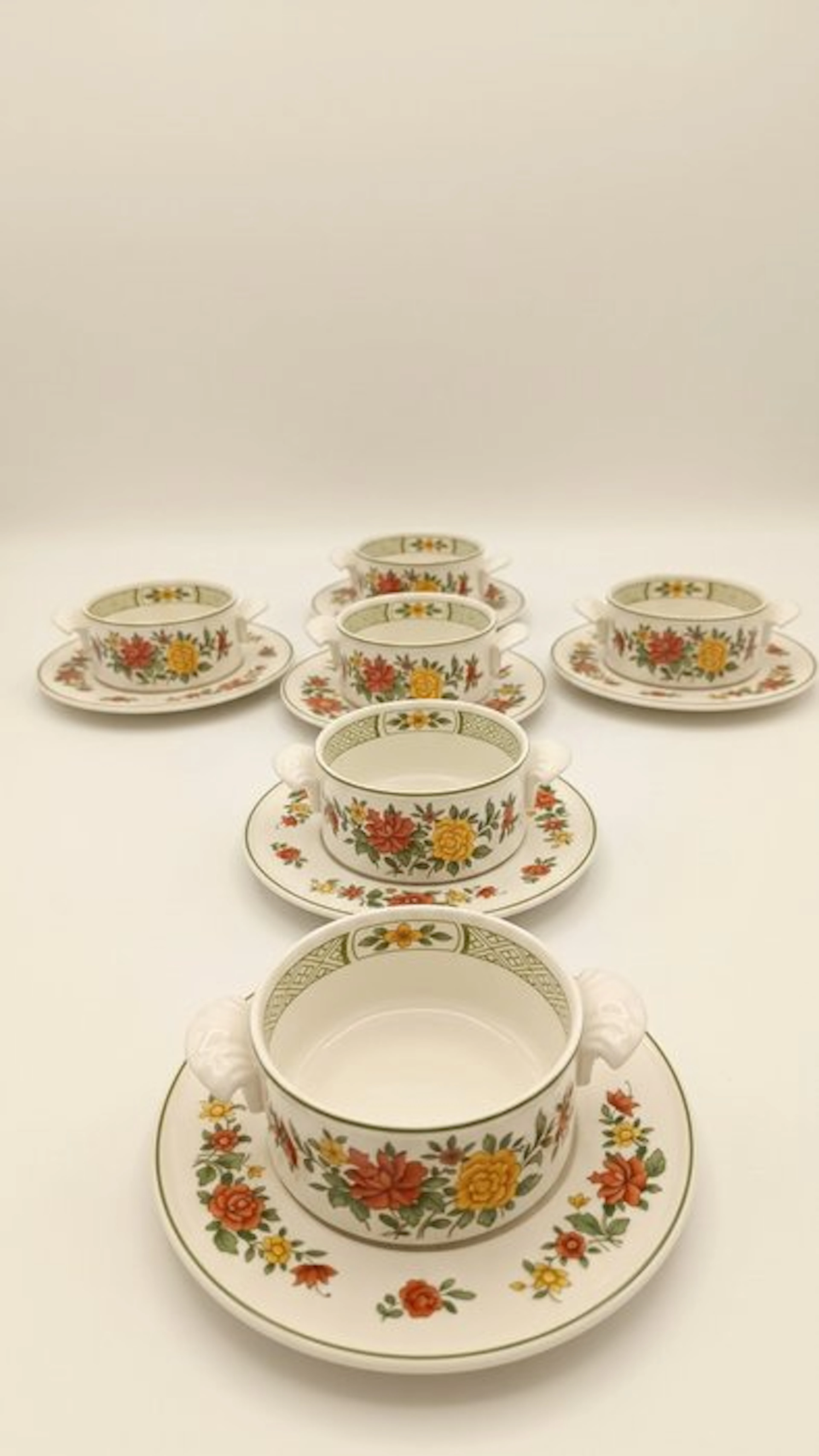 Table service for 6 (12) - Summerday - Porcelain