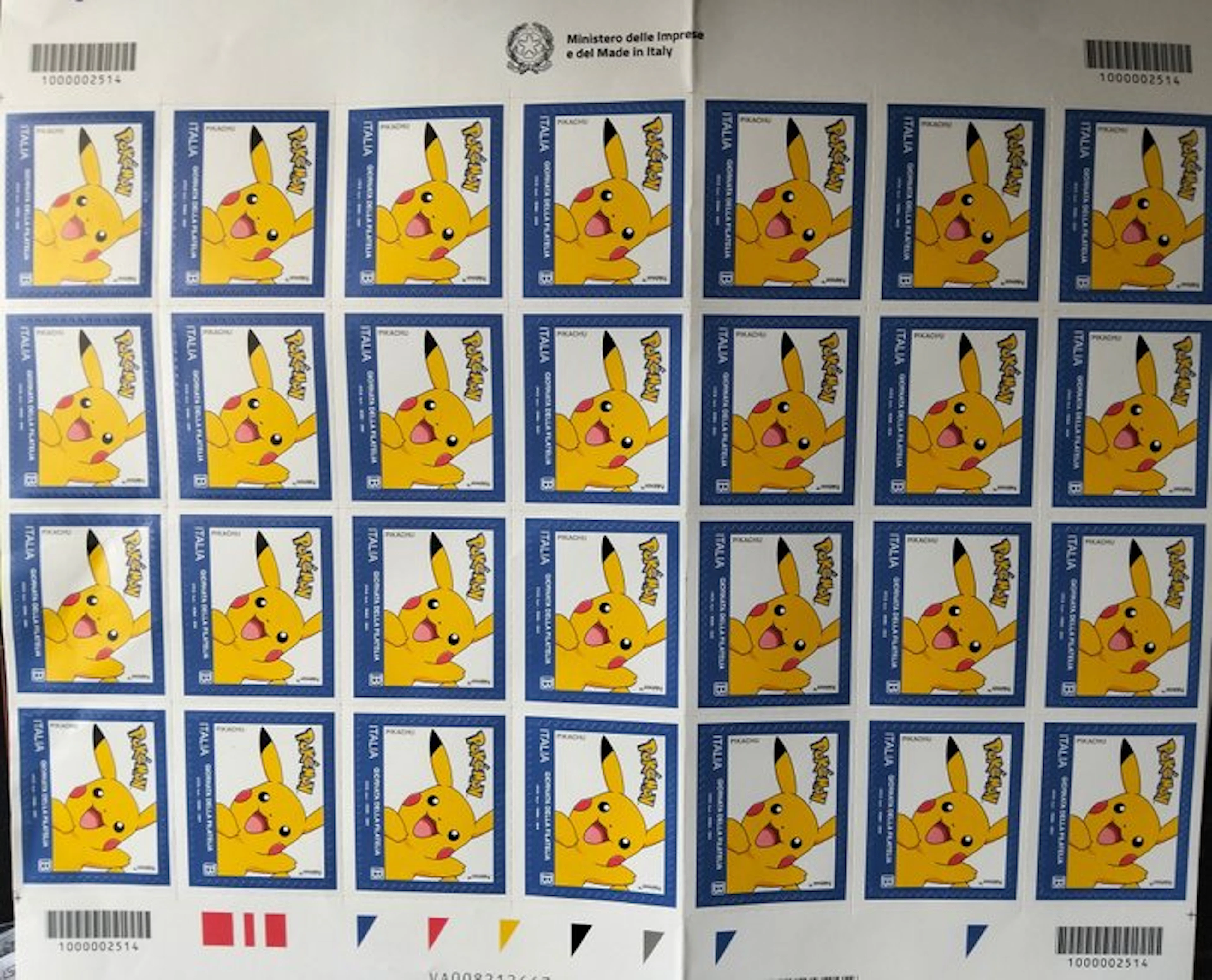 Italy 2024/2024 - Italy 2024 - Full sheet of 28 stamps...