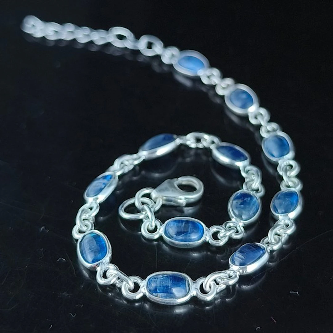 Kyanite - Silver - Bracelet