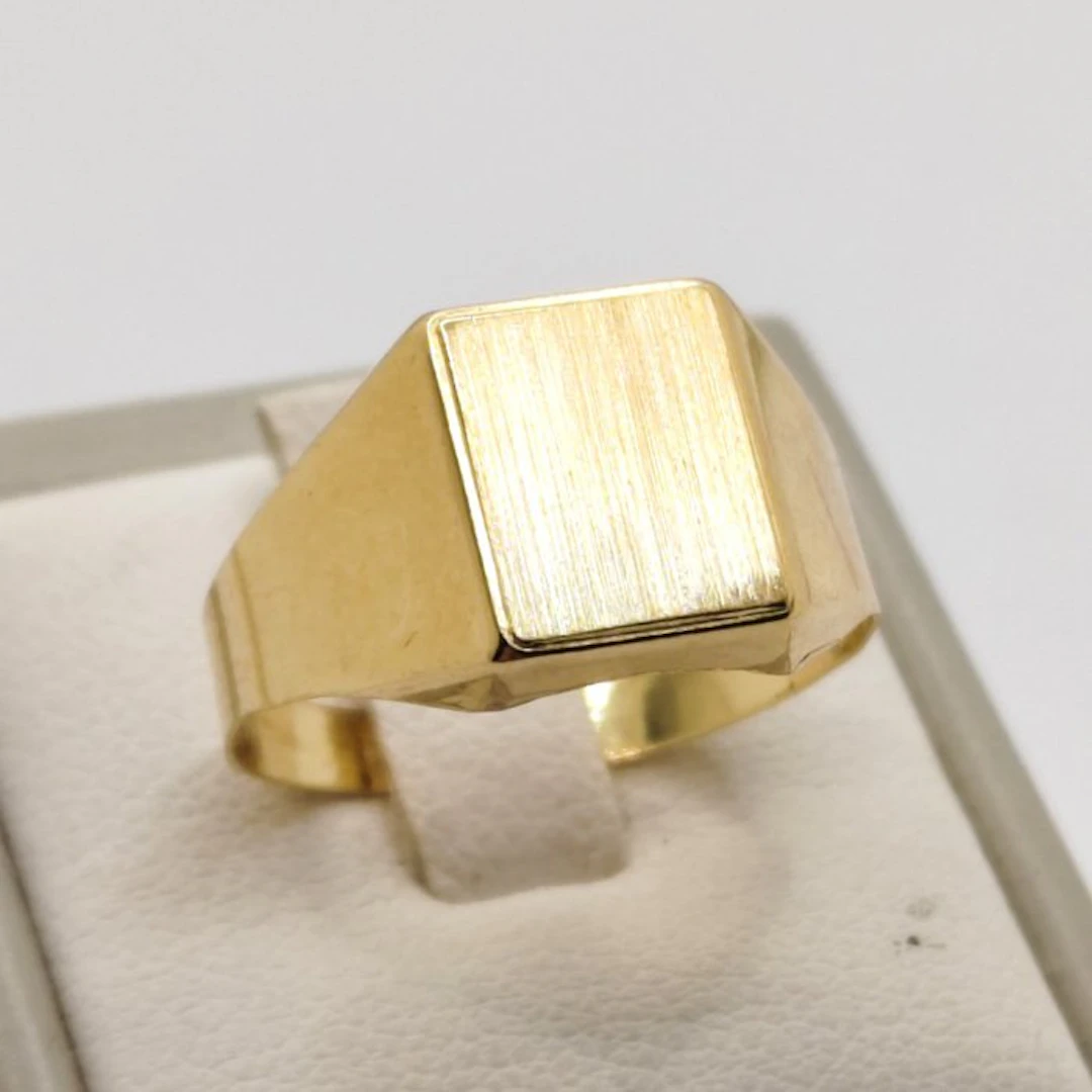 No reserve price - Ring - 18 kt. Yellow gold