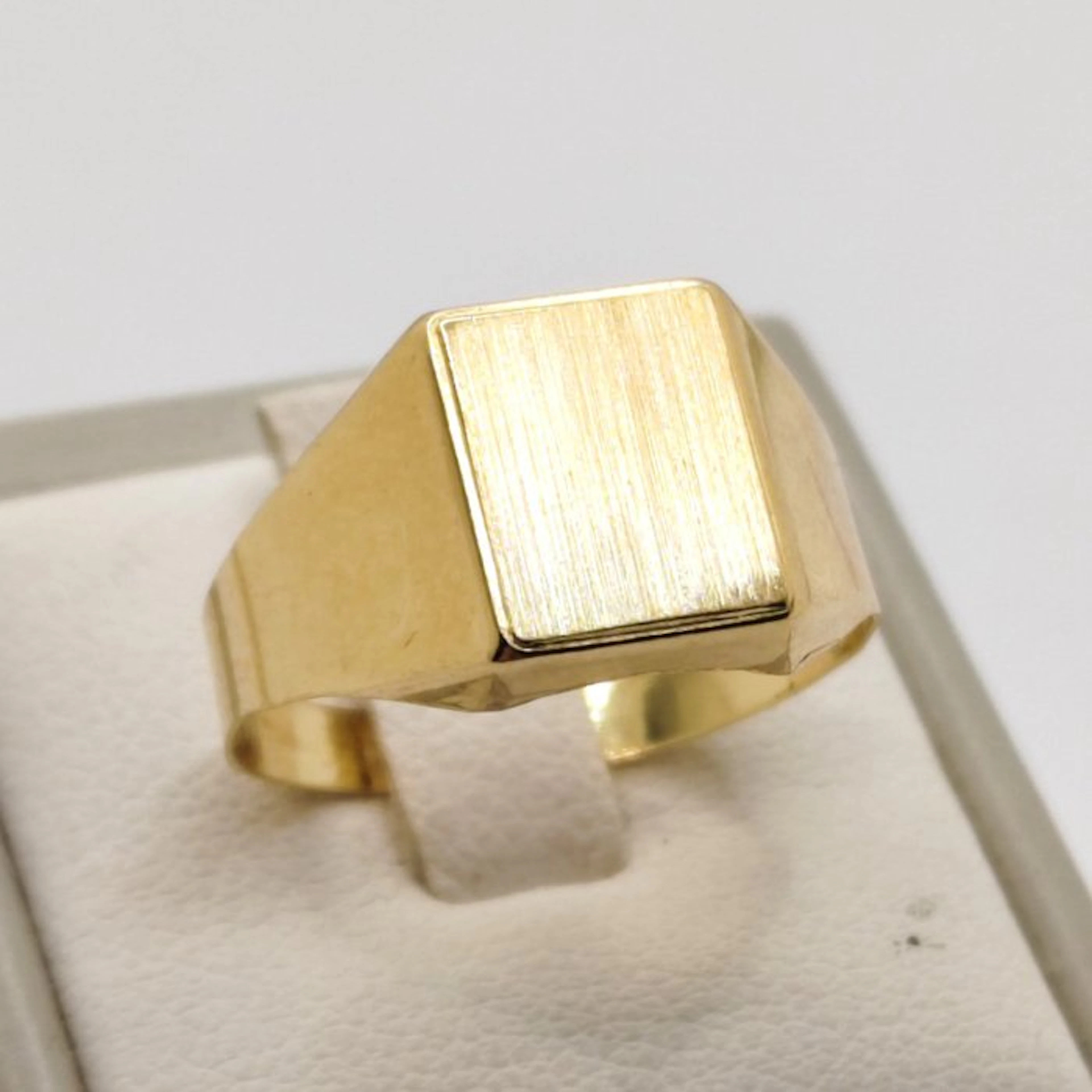 No reserve price - Ring - 18 kt. Yellow gold