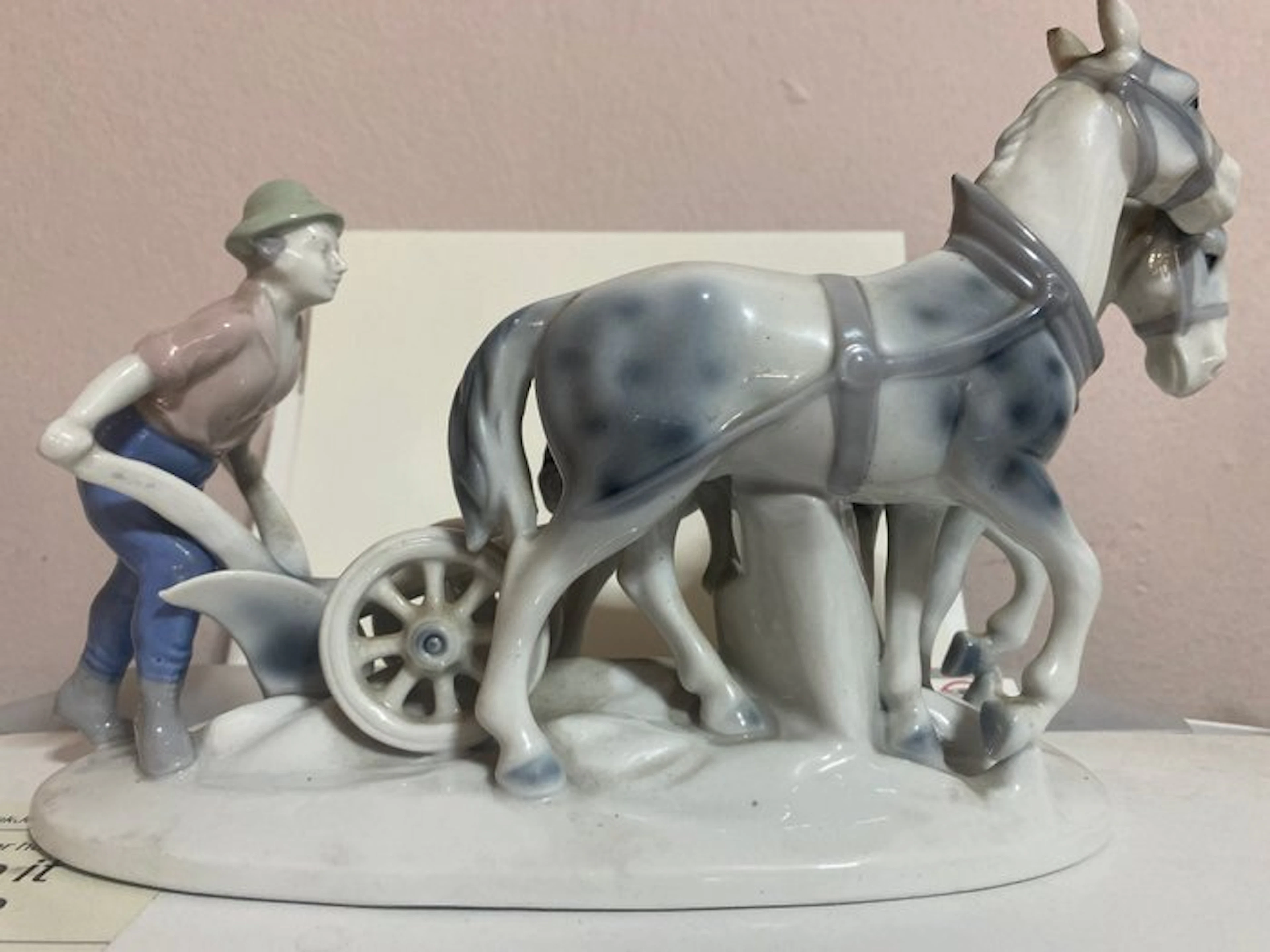 Gerold Porzellan Bavaria - Figurine - Coppia di cavalli...