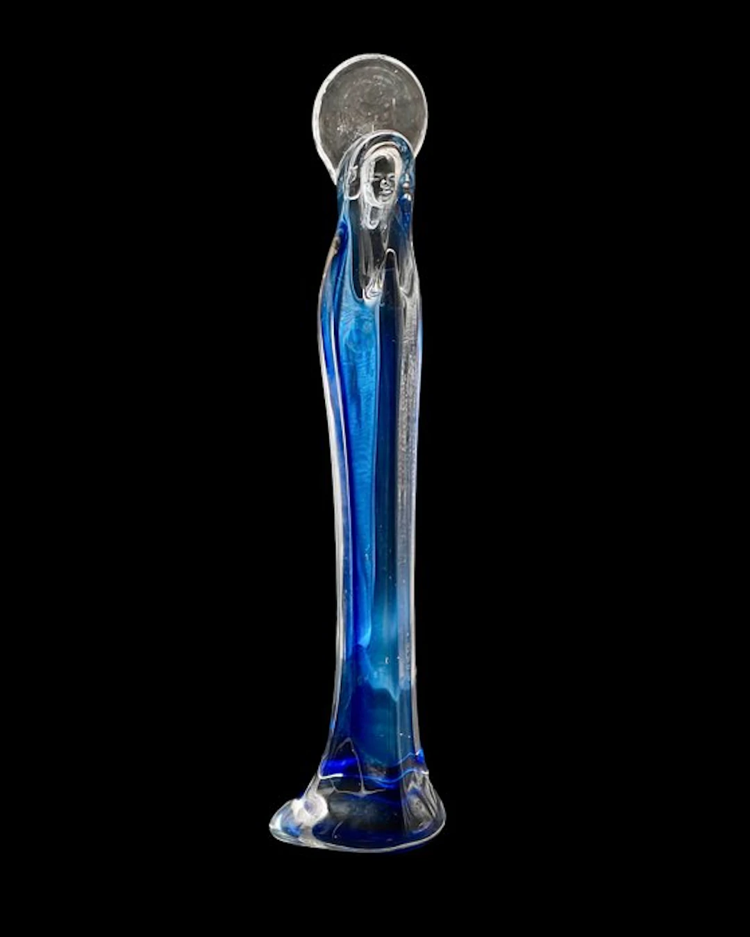 Statuette, Madonna - 33 cm - Murano glass - 1955