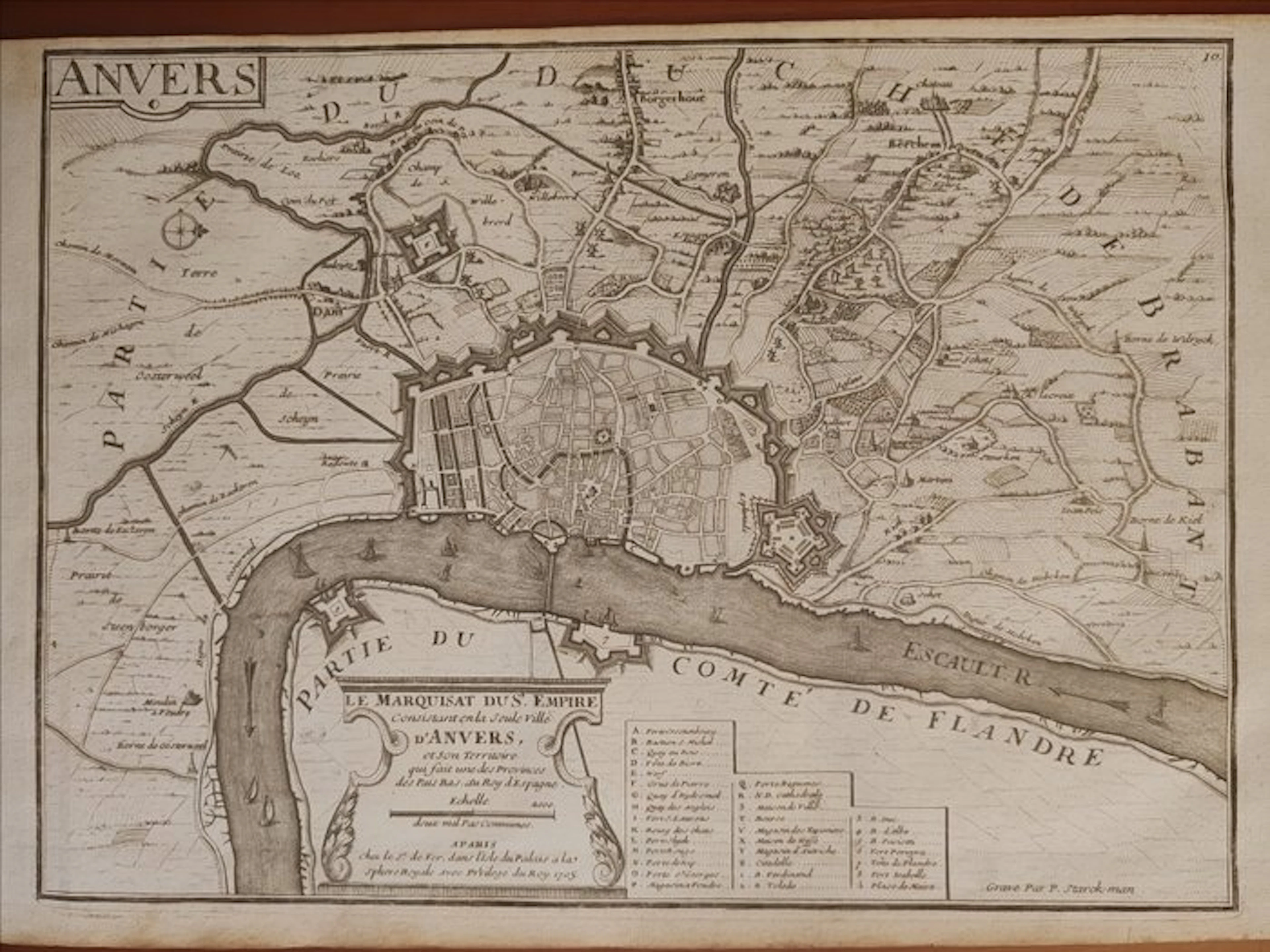 Belgium - Antwerp; Nicolas de Fer (1646 – 1720) - ANVERS