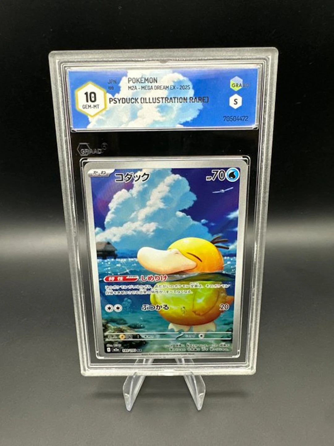 Pokémon - 1 Graded card - Psyduck Foil, Full art - Graad 10 - Mega Evolution