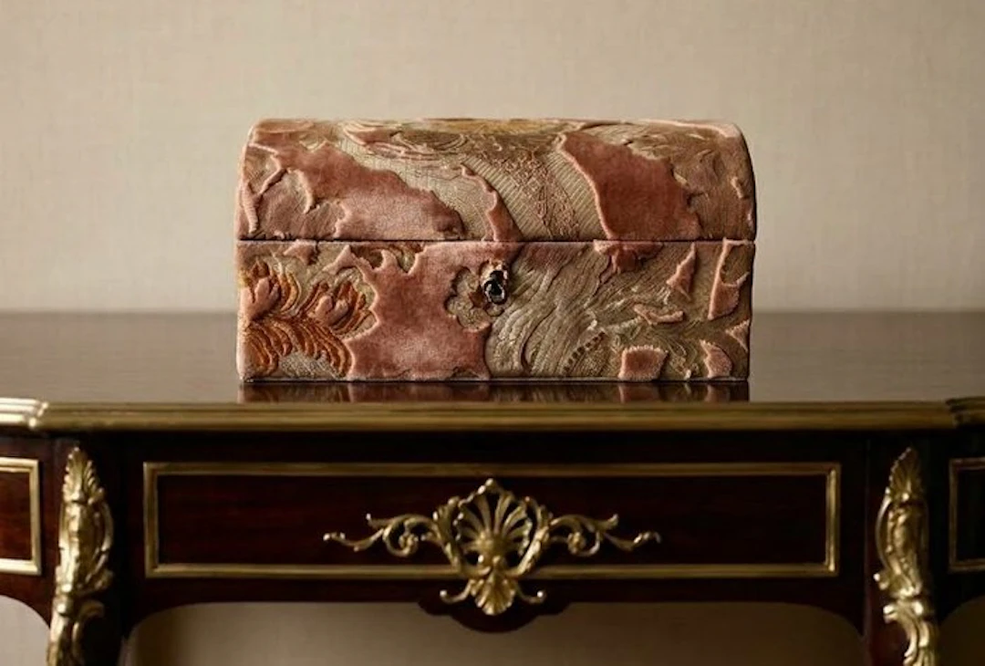 Jewellery box - Velvet - 1950s