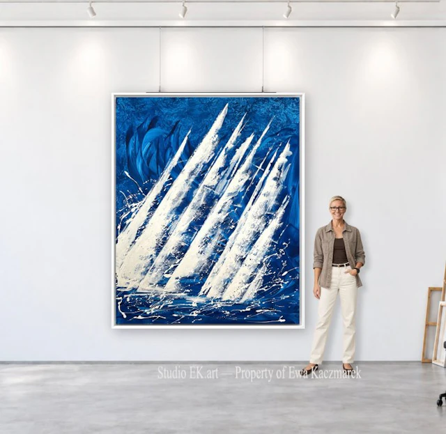 EK.art - White Sails – Ocean Fury XXL