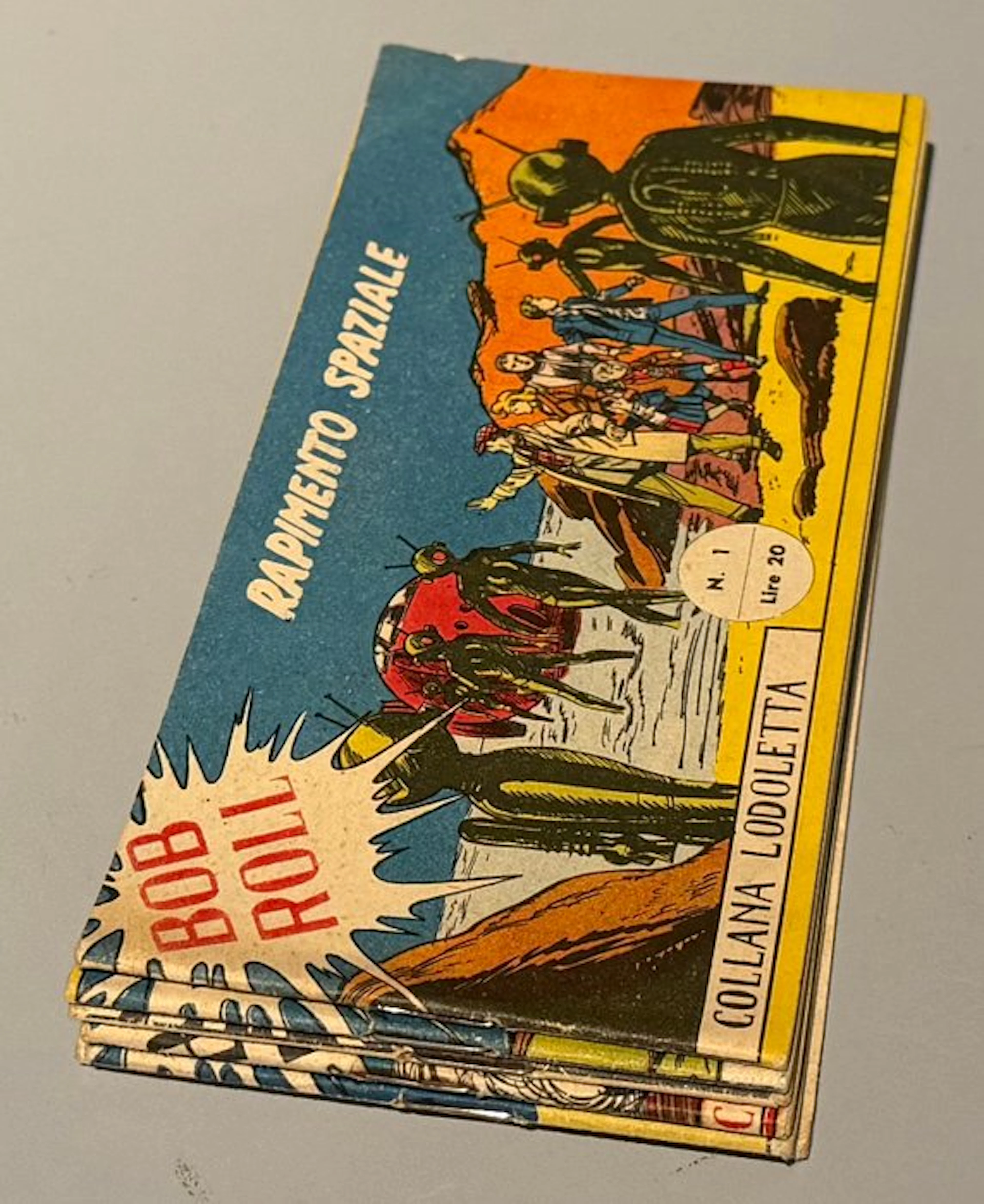 Bob Roll nn. 1/4, 6/8 - 7 Comic - 1958