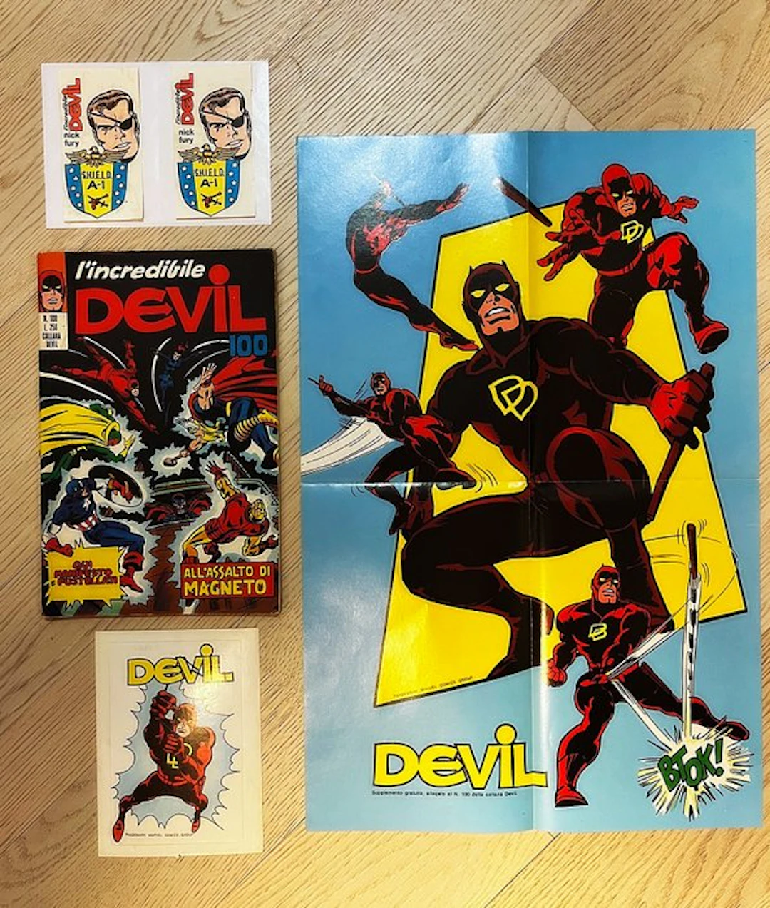 Devil n. 100 con poster ed adesivi - Editoriale Corno - 1...
