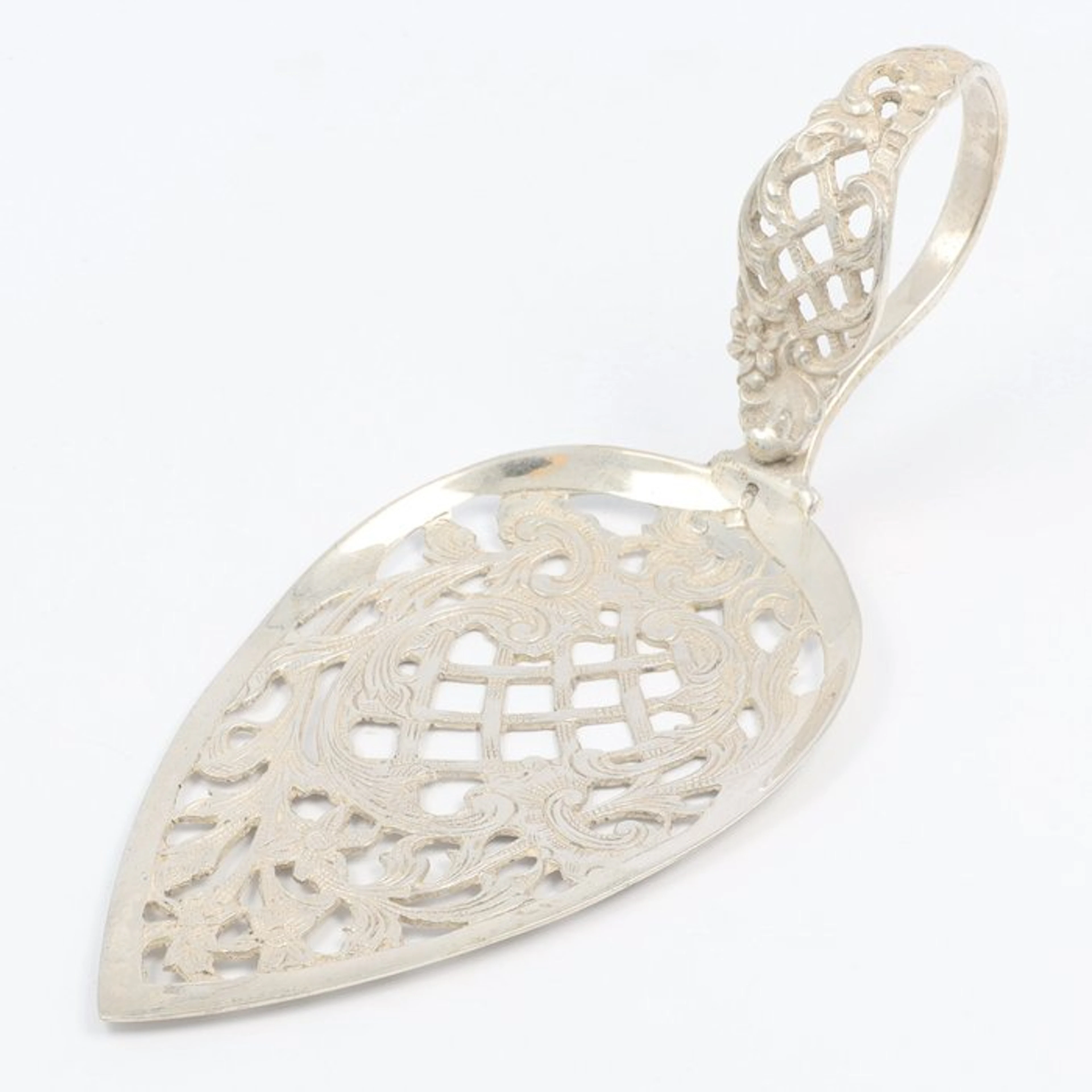 Fa. Dahlia. - Cake server - .833 silver - 1960-1970