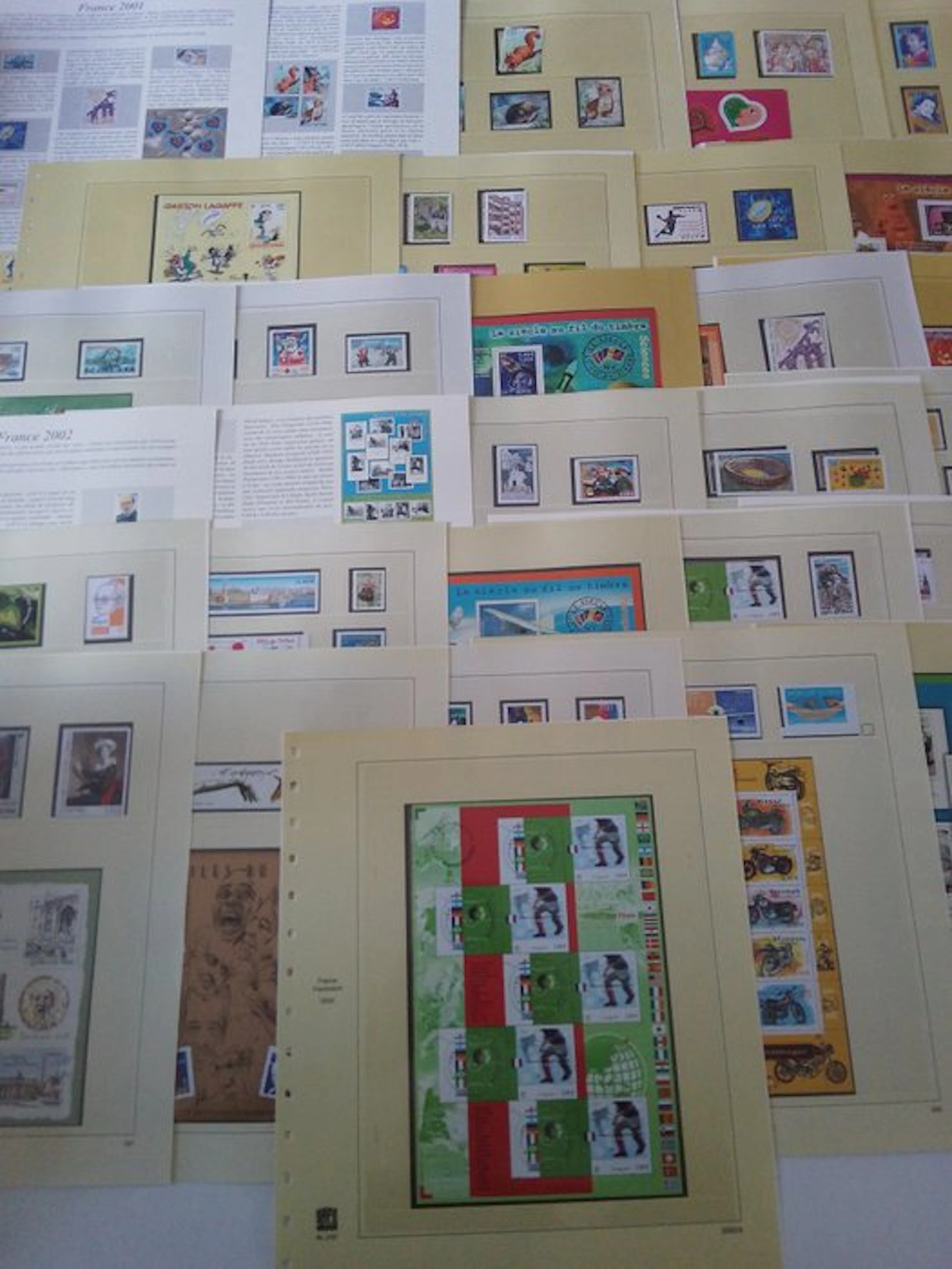 France 2001/2002 - Complete collection of stamps/blocks/sheets