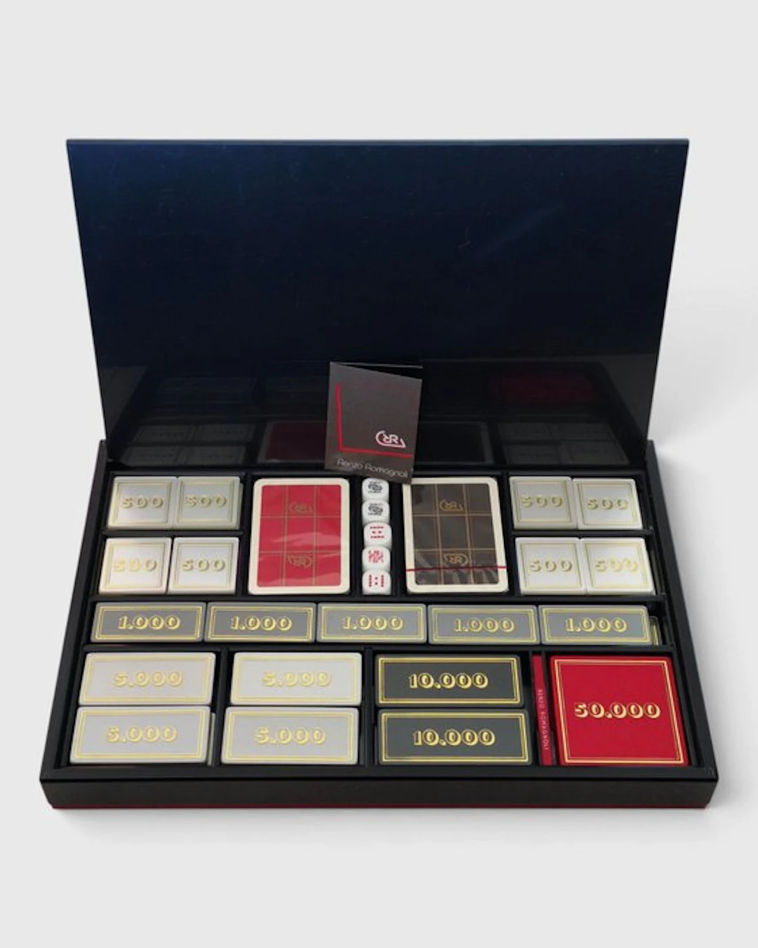 Renzo Romagnoli - Poker set - Thema Grande Confezione Gioco - Plastic